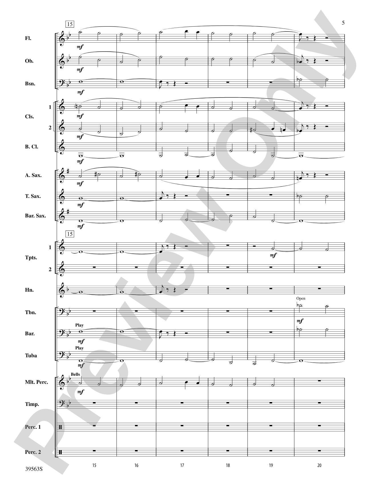 Academic Festival Overture: Score