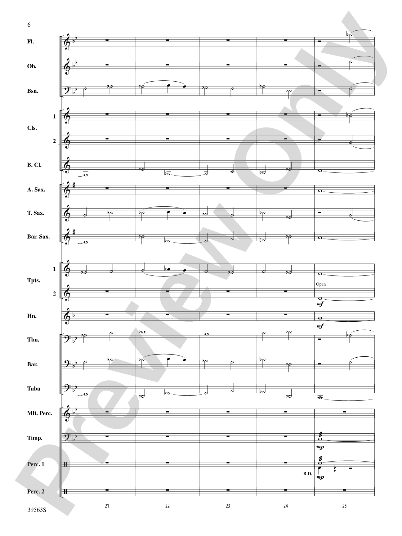 Academic Festival Overture: Score