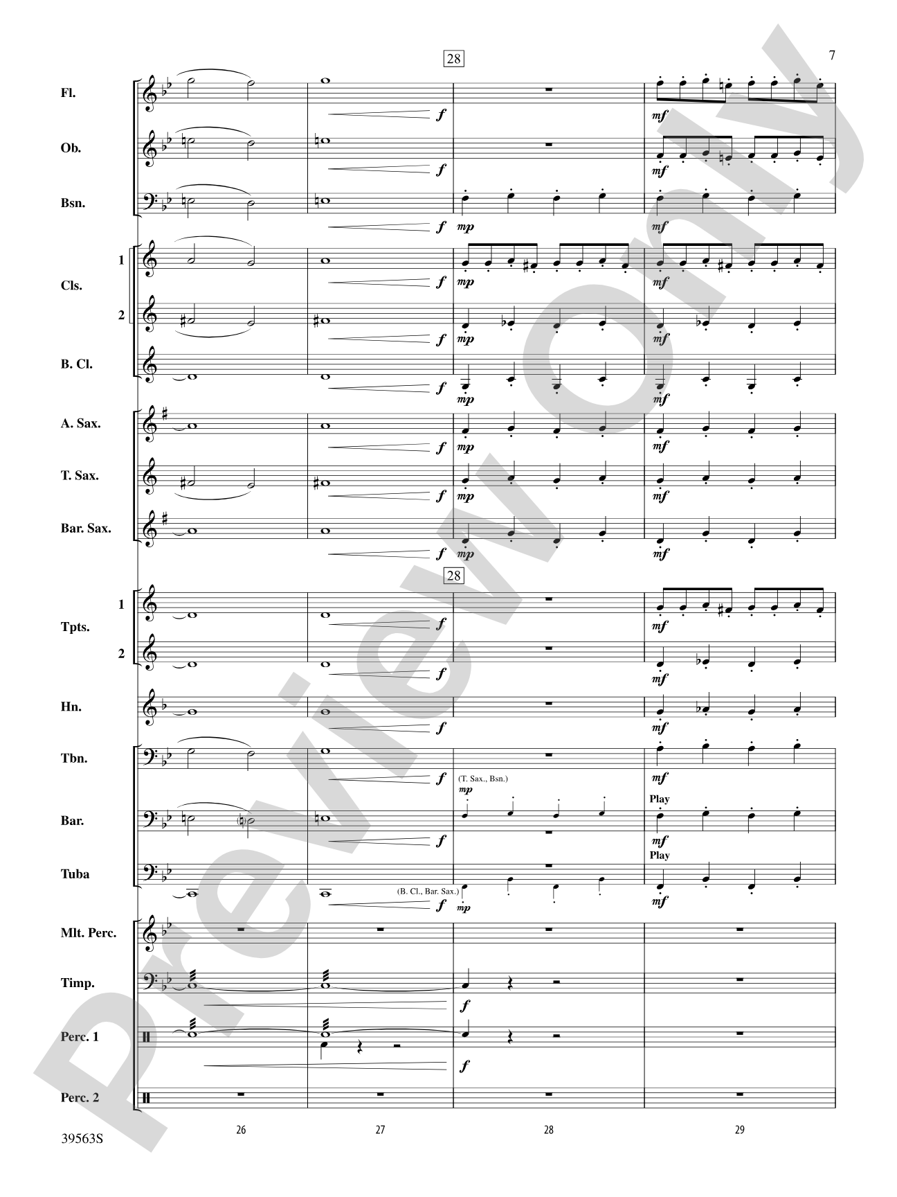 Academic Festival Overture: Score