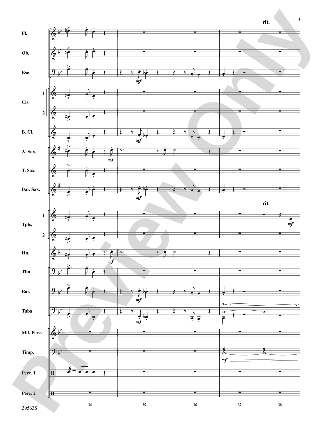 Academic Festival Overture: Score