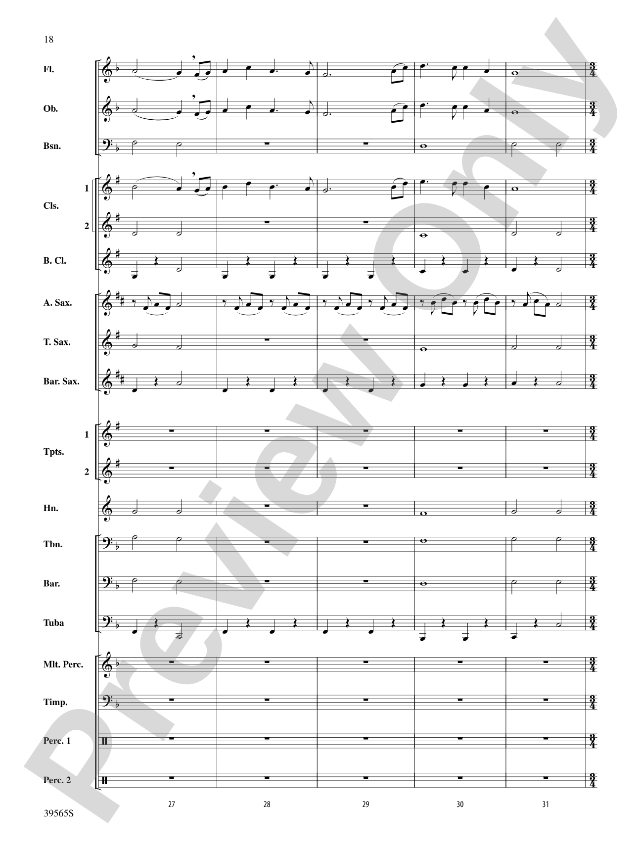 The Hobbit: An Unexpected Journey, Selections from: Concert Band Conductor Score & Parts