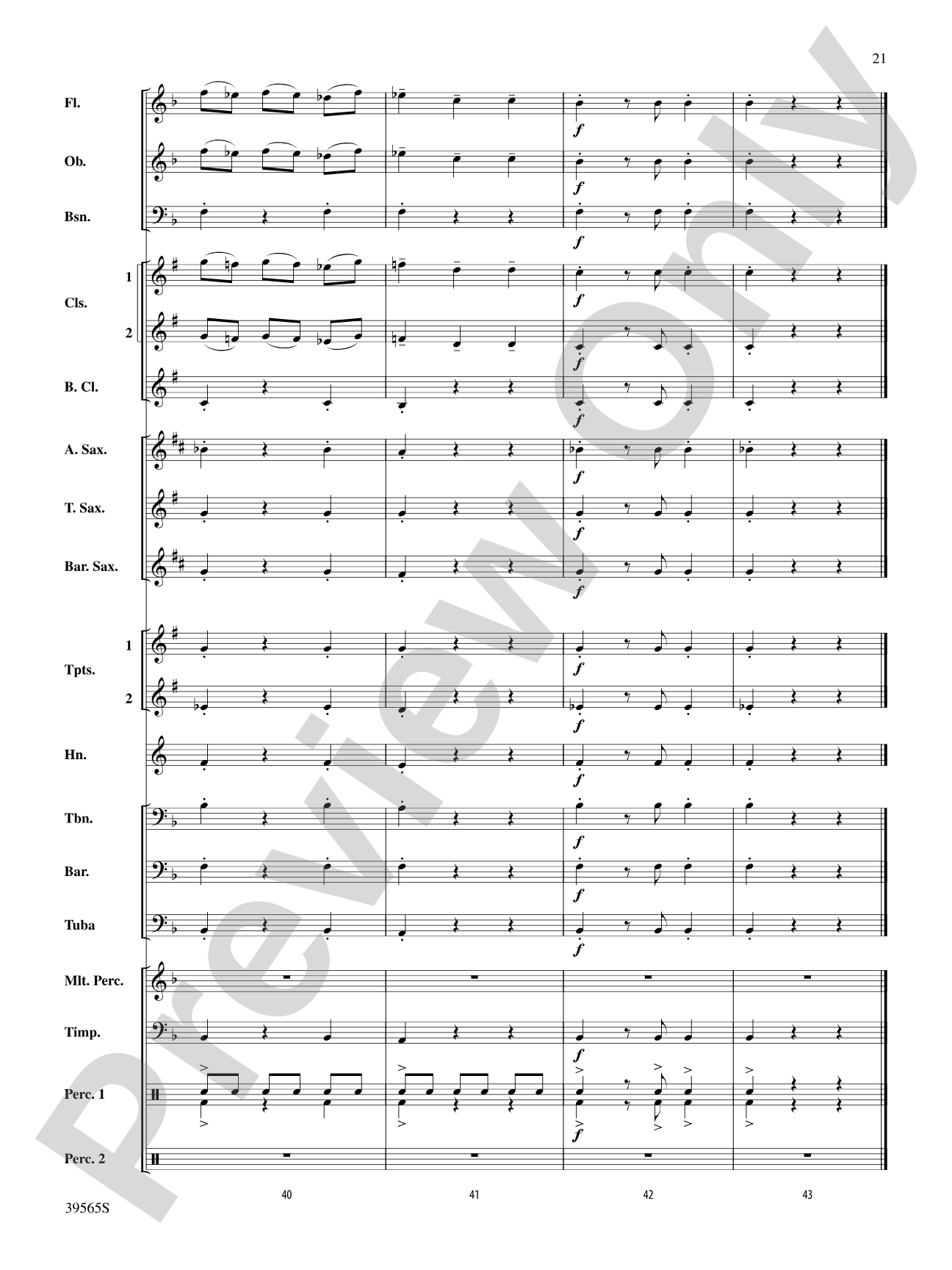 The Hobbit: An Unexpected Journey, Selections from: Concert Band Conductor Score & Parts