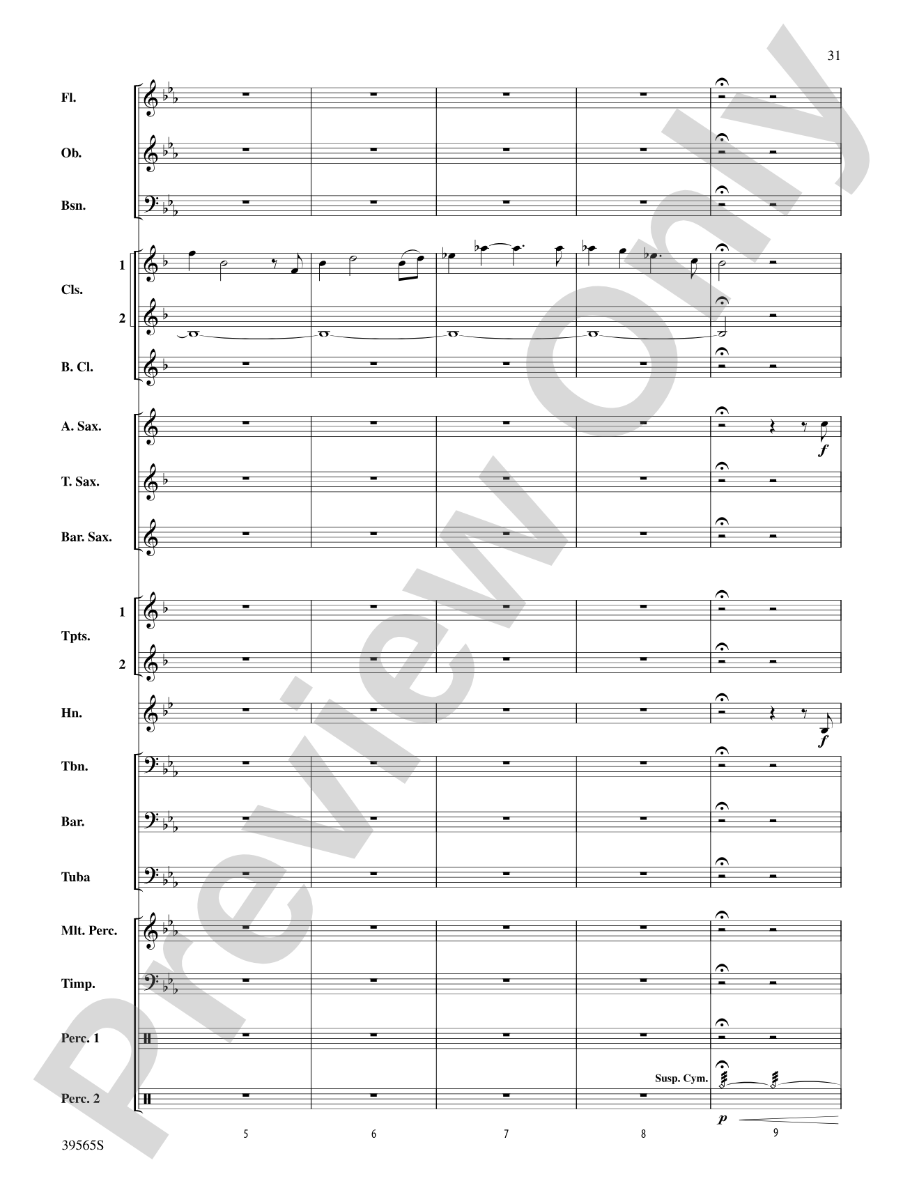 The Hobbit: An Unexpected Journey, Selections from: Concert Band Conductor Score & Parts