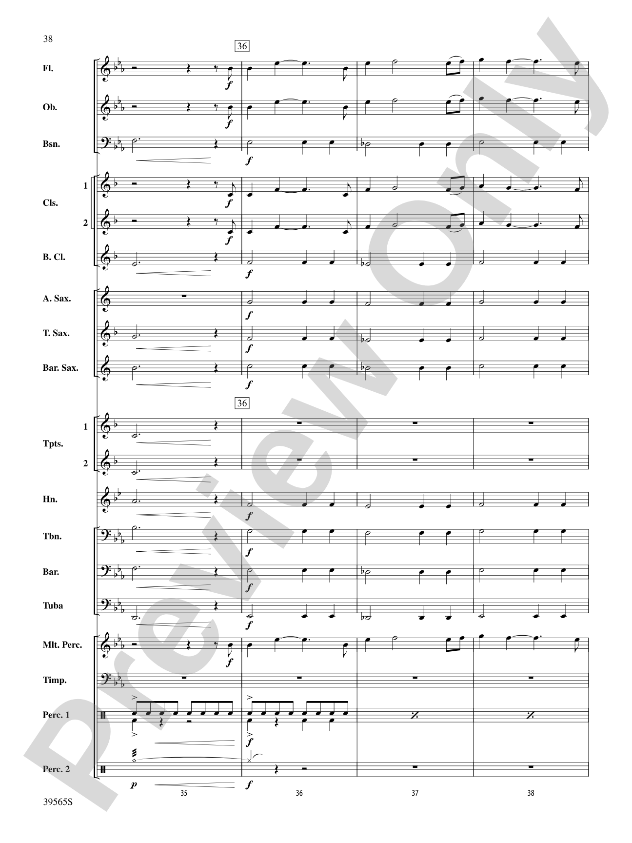 The Hobbit: An Unexpected Journey, Selections from: Concert Band Conductor Score & Parts