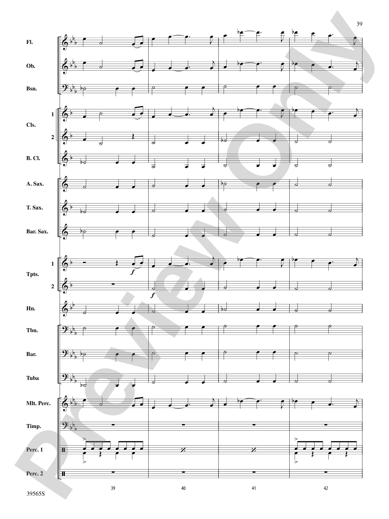 The Hobbit: An Unexpected Journey, Selections from: Concert Band Conductor Score & Parts