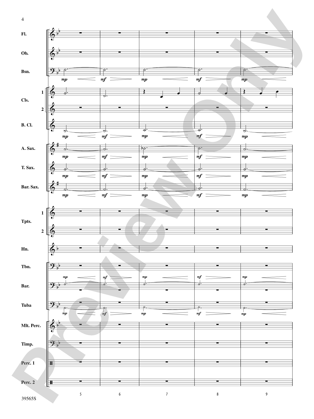The Hobbit: An Unexpected Journey, Selections from: Concert Band Conductor Score & Parts