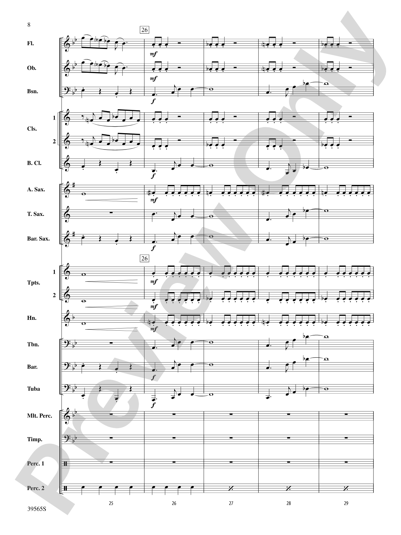 The Hobbit: An Unexpected Journey, Selections from: Concert Band Conductor Score & Parts