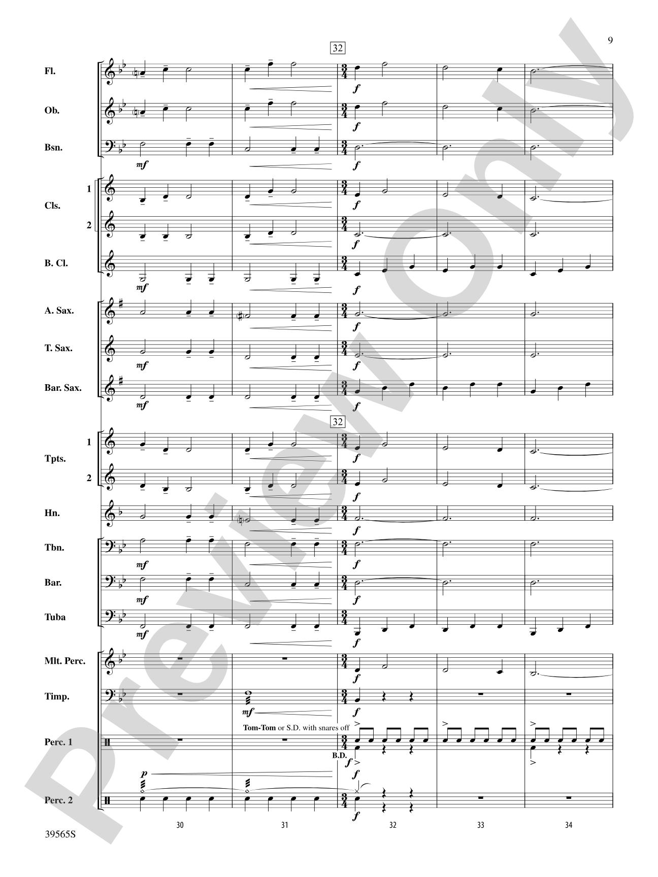 The Hobbit: An Unexpected Journey, Selections from: Concert Band Conductor Score & Parts