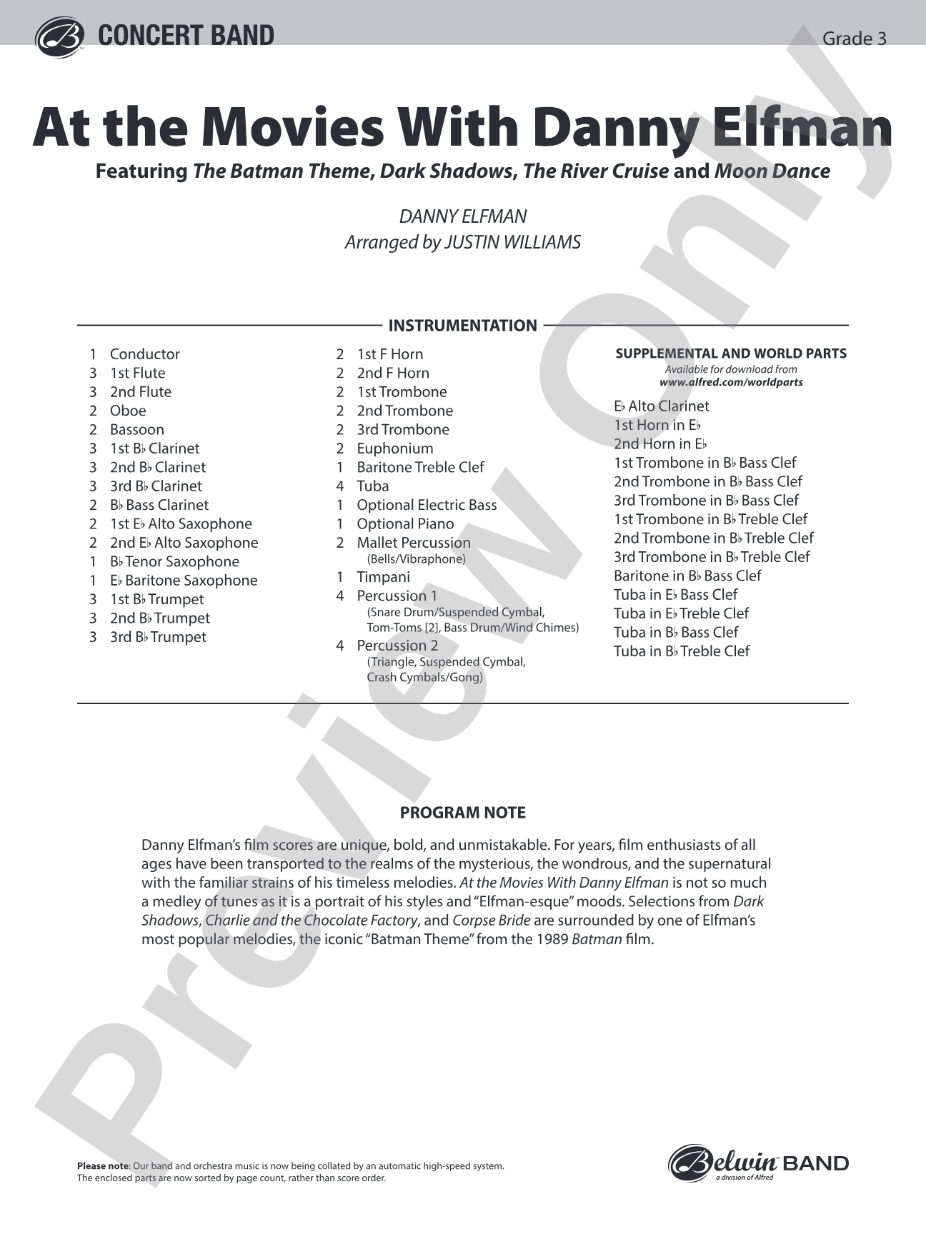 At the Movies with Danny Elfman: Score