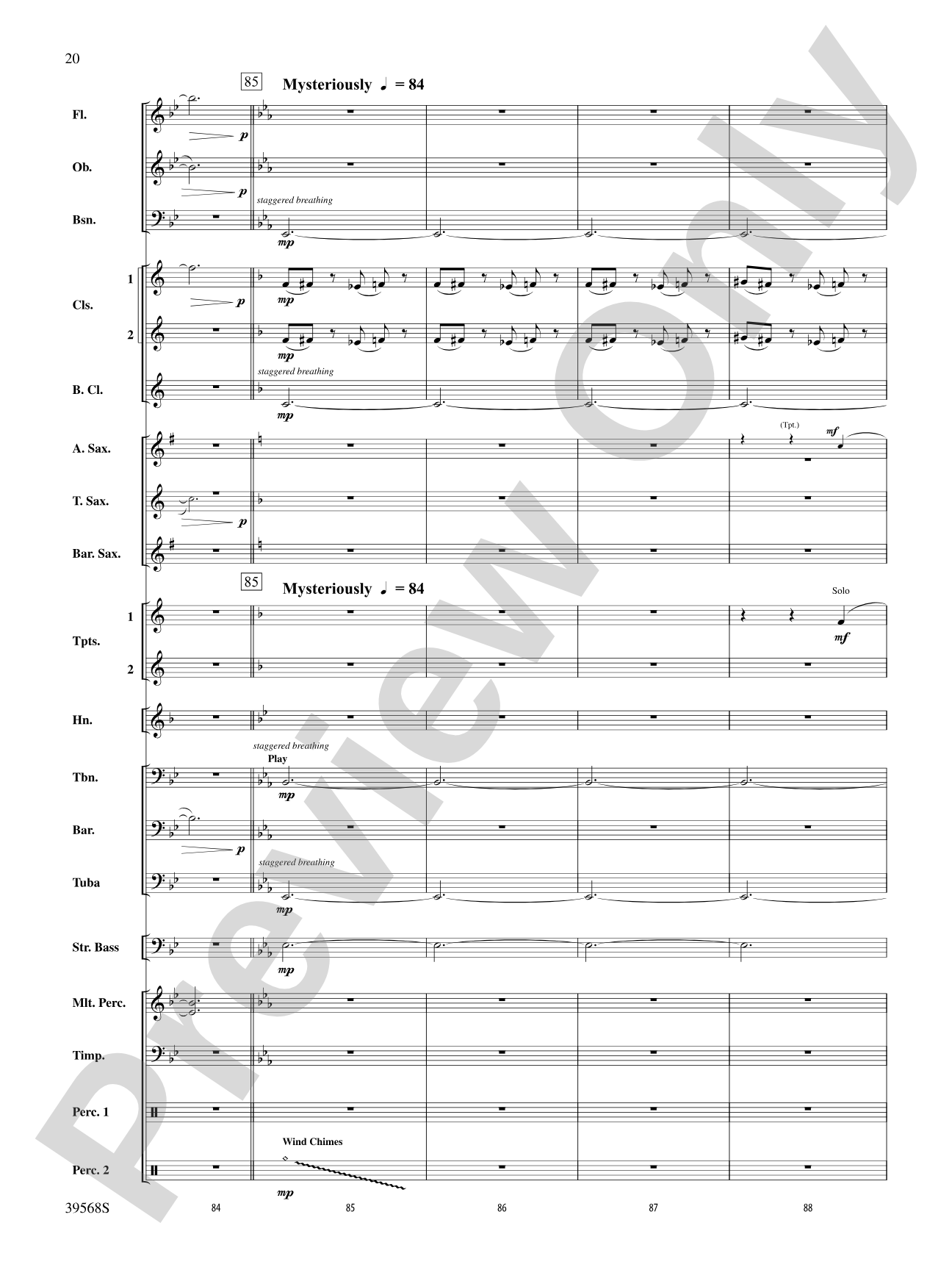 Mask of Ravana: Concert Band Conductor Score & Parts