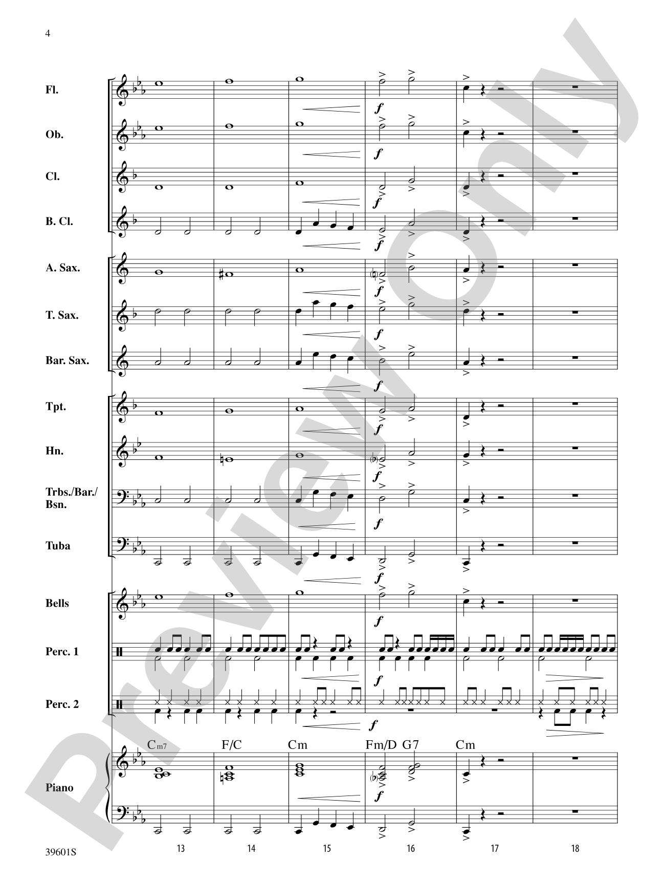 The Common Denominator: Concert Band Conductor Score & Parts