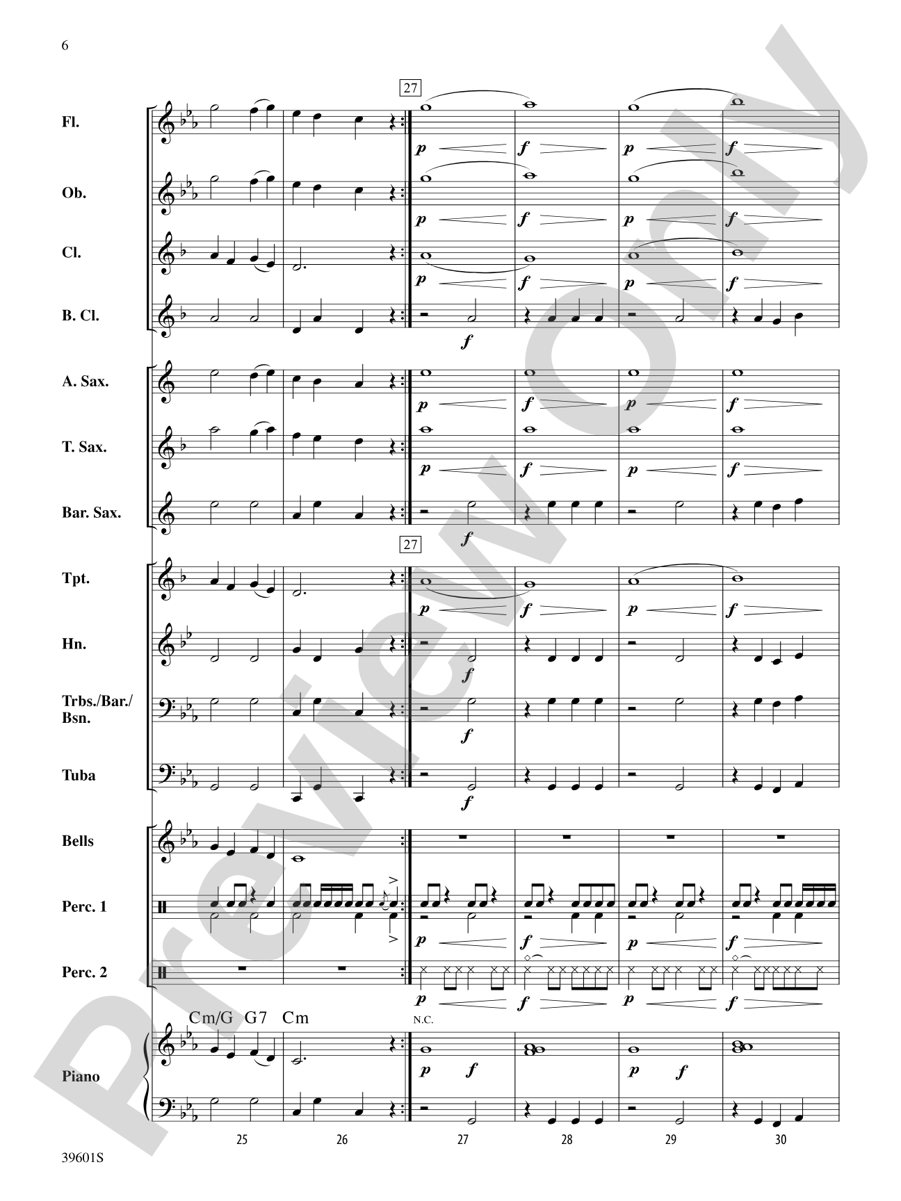 The Common Denominator: Concert Band Conductor Score & Parts