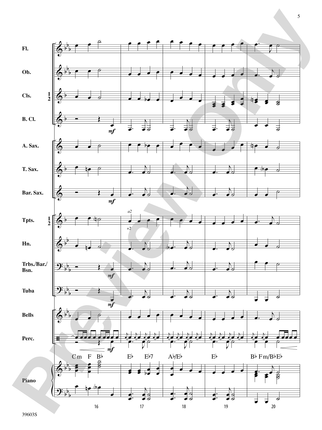 Ode to Joy: Concert Band Conductor Score & Parts