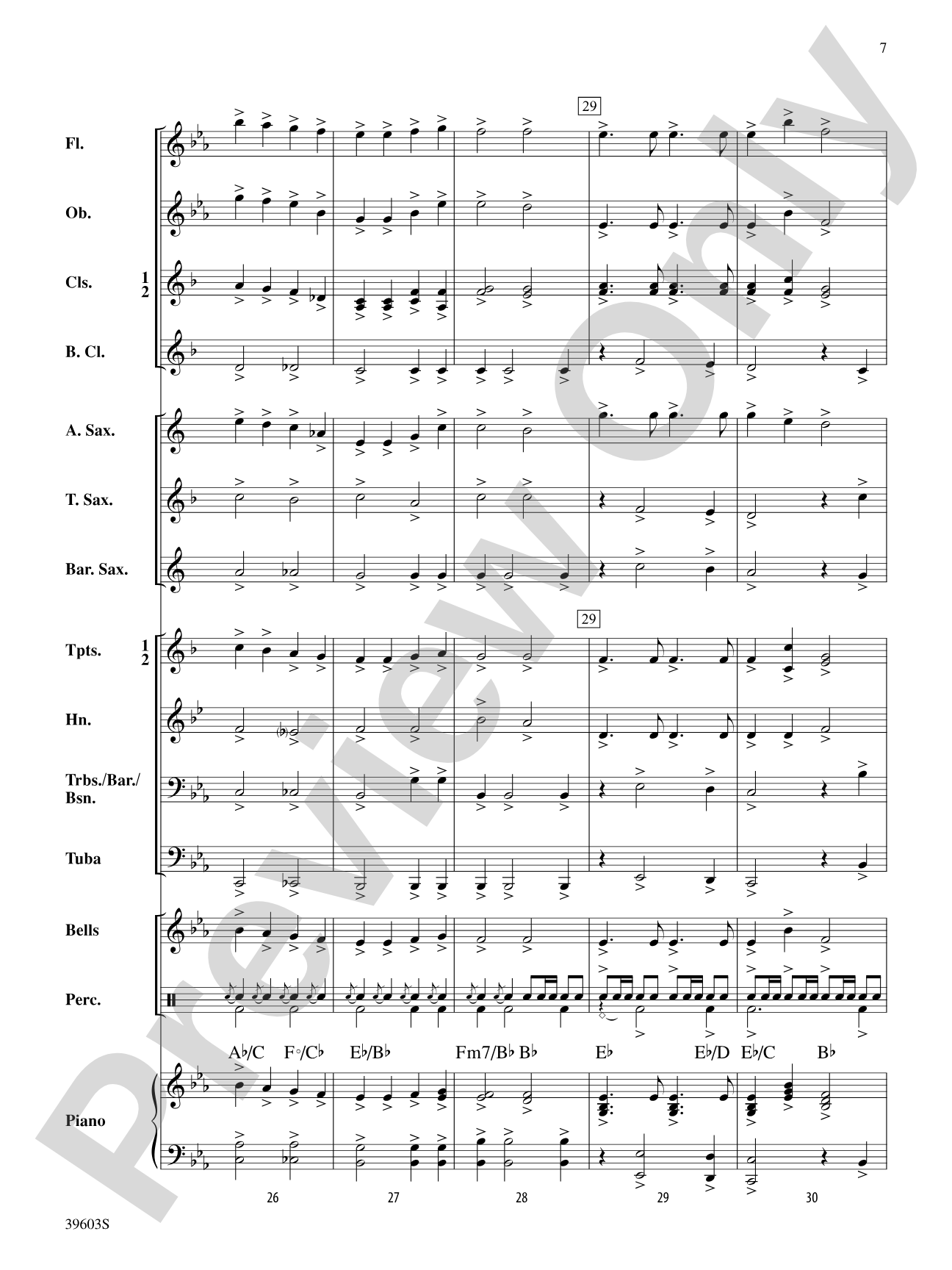 Ode to Joy: Concert Band Conductor Score & Parts