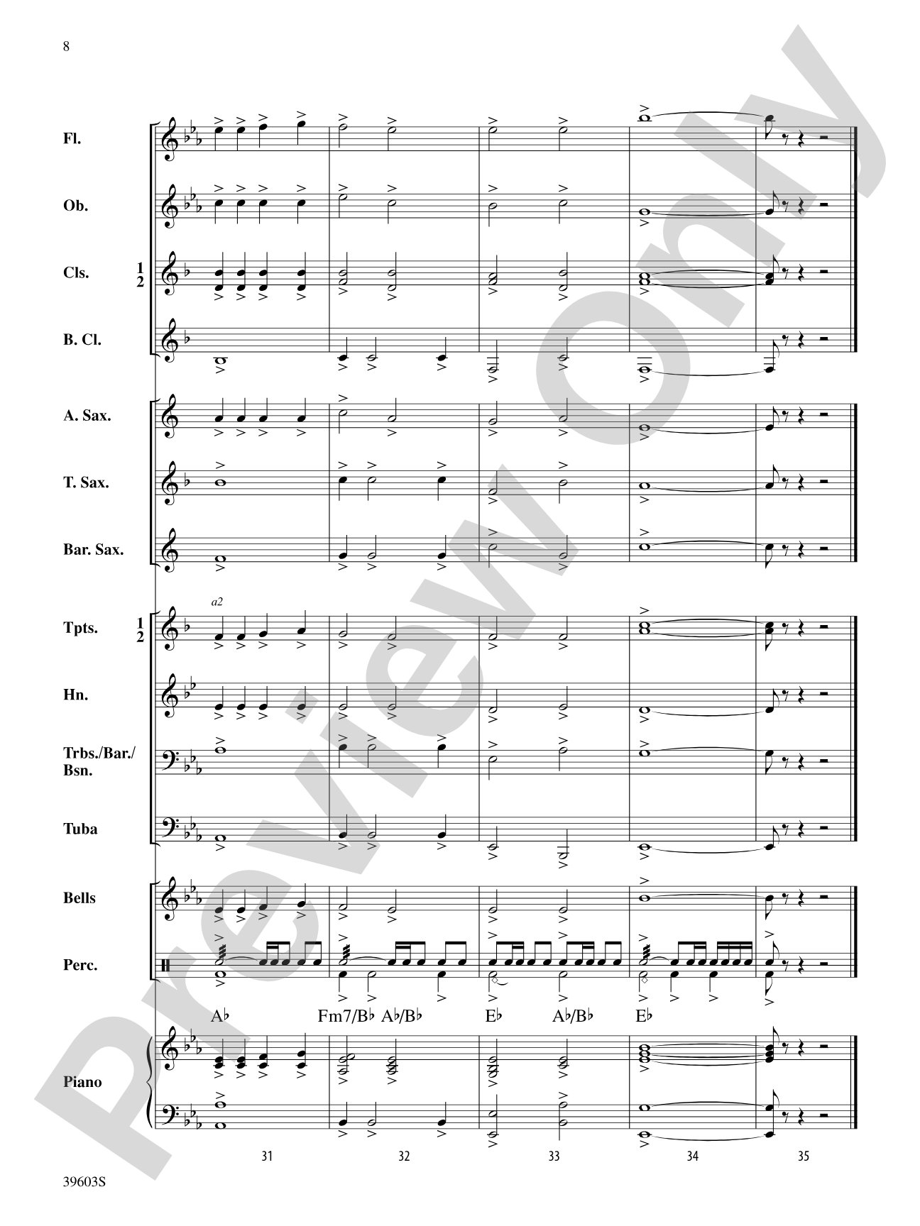 Ode to Joy: Concert Band Conductor Score & Parts