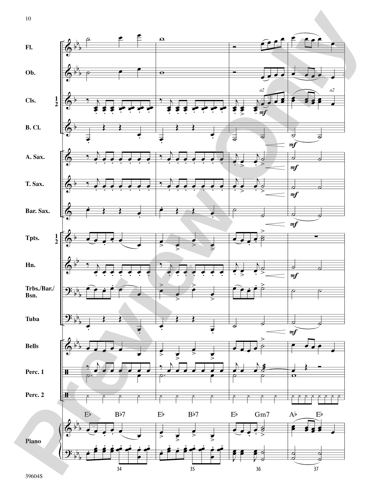 Holiday Bobsled Run: Concert Band Conductor Score & Parts