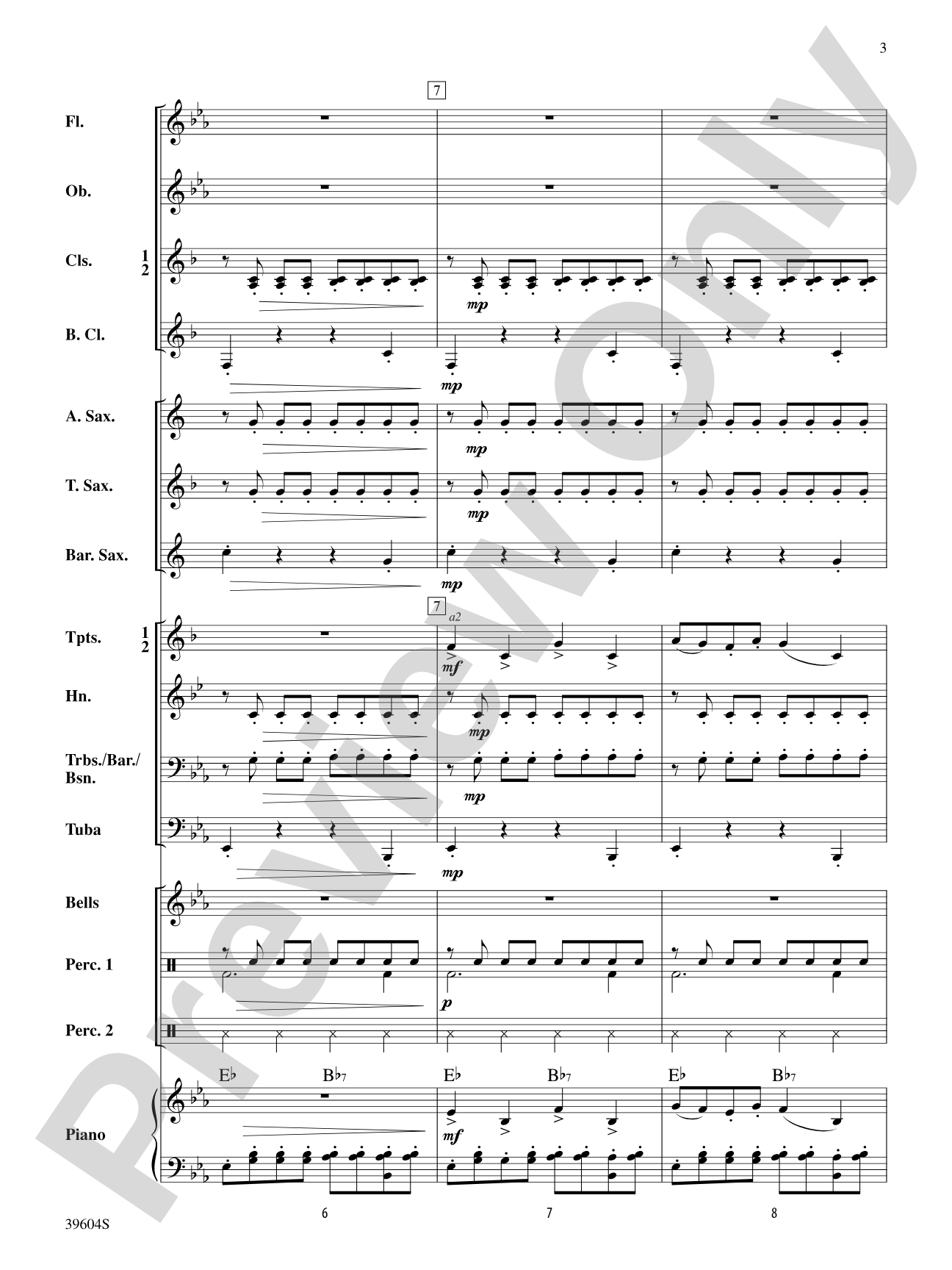 Holiday Bobsled Run: Concert Band Conductor Score & Parts