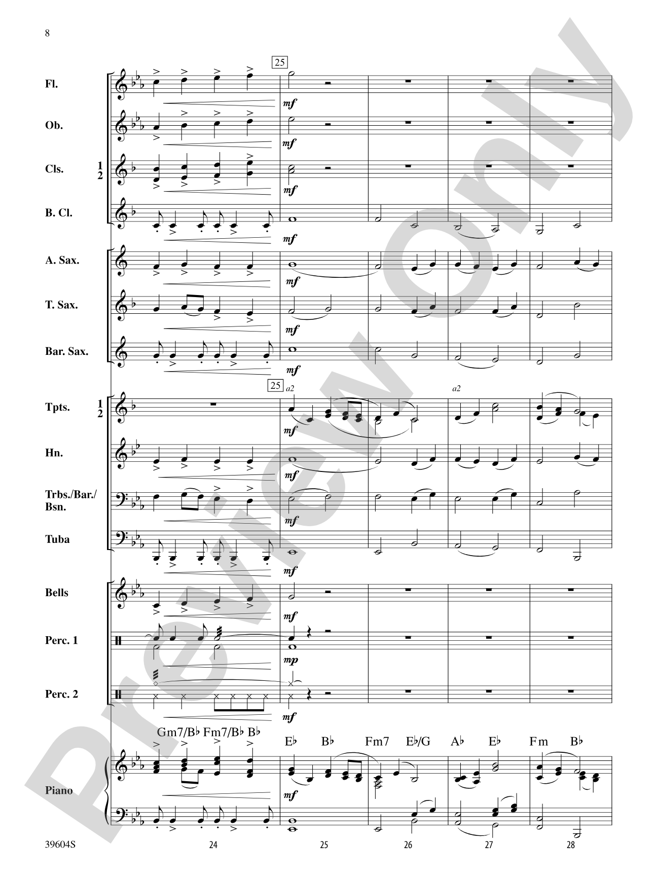 Holiday Bobsled Run: Concert Band Conductor Score & Parts