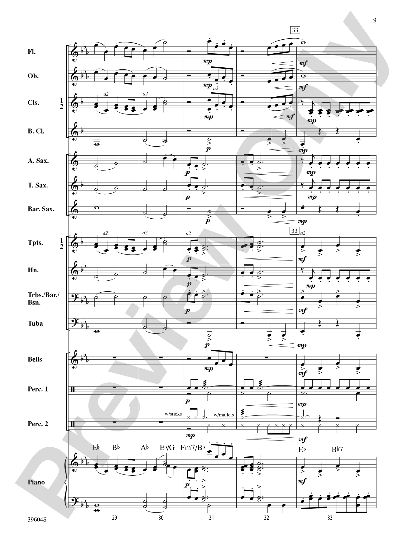 Holiday Bobsled Run: Concert Band Conductor Score & Parts