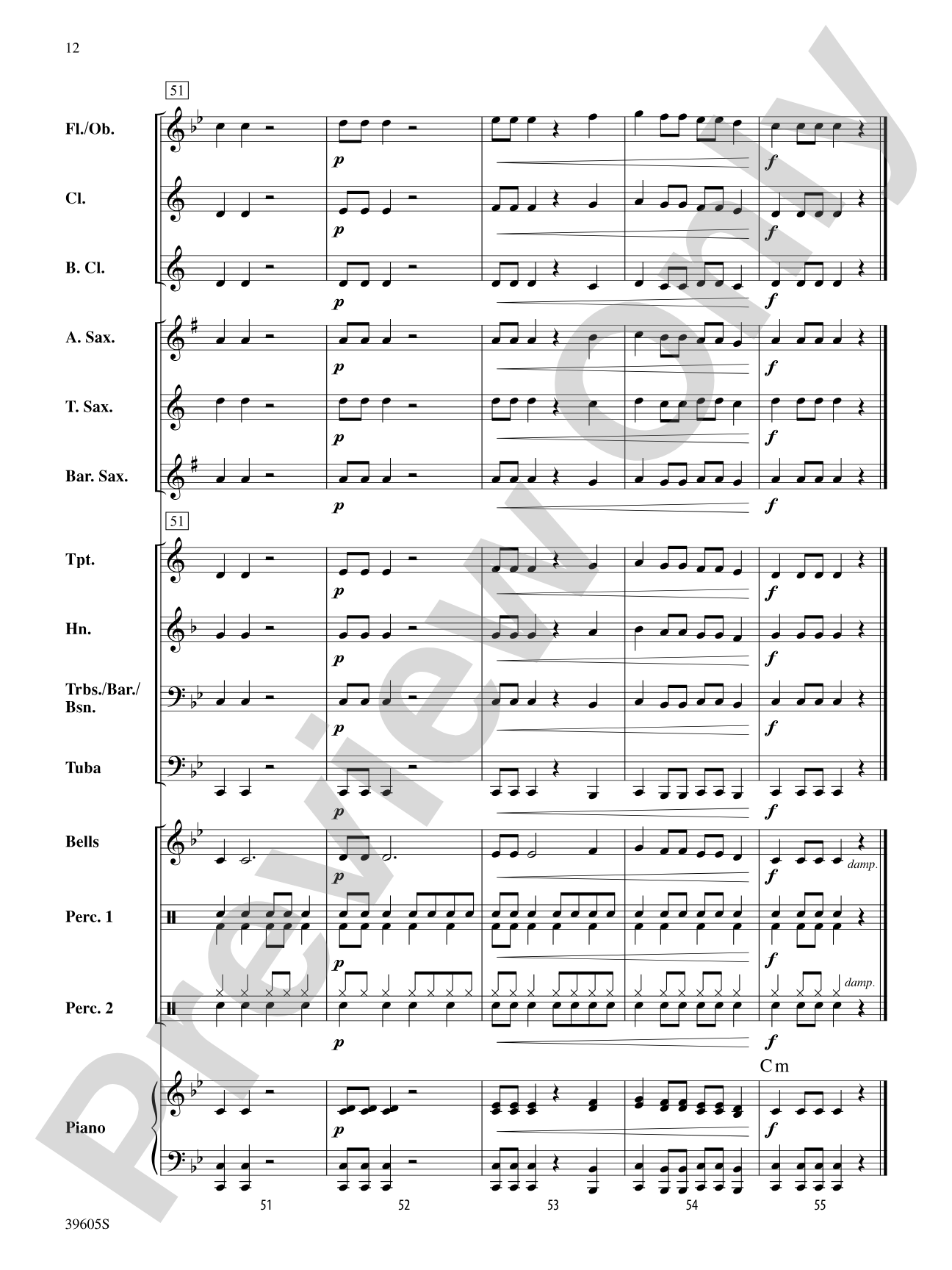 Atomic Clock: Concert Band Conductor Score & Parts