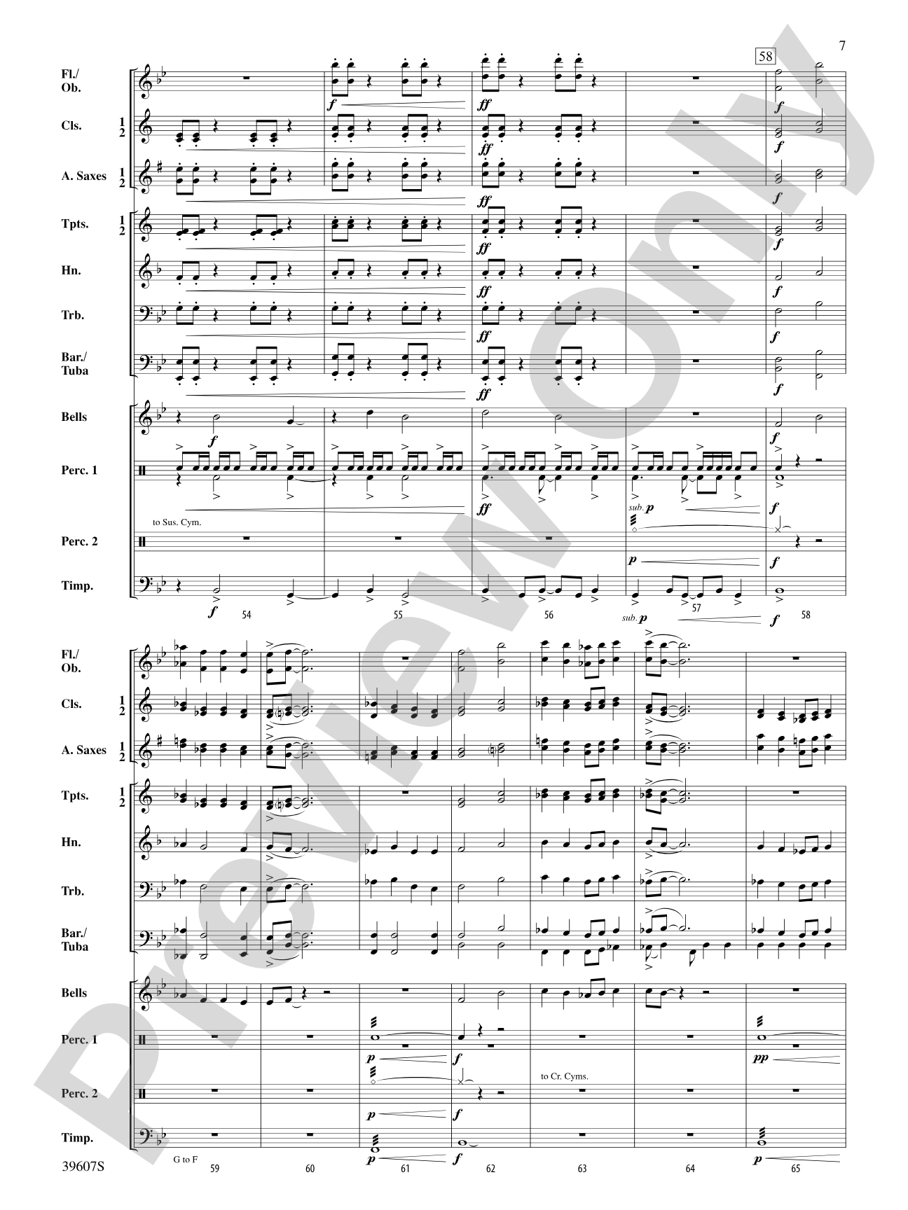 Mysterion: Concert Band Conductor Score & Parts