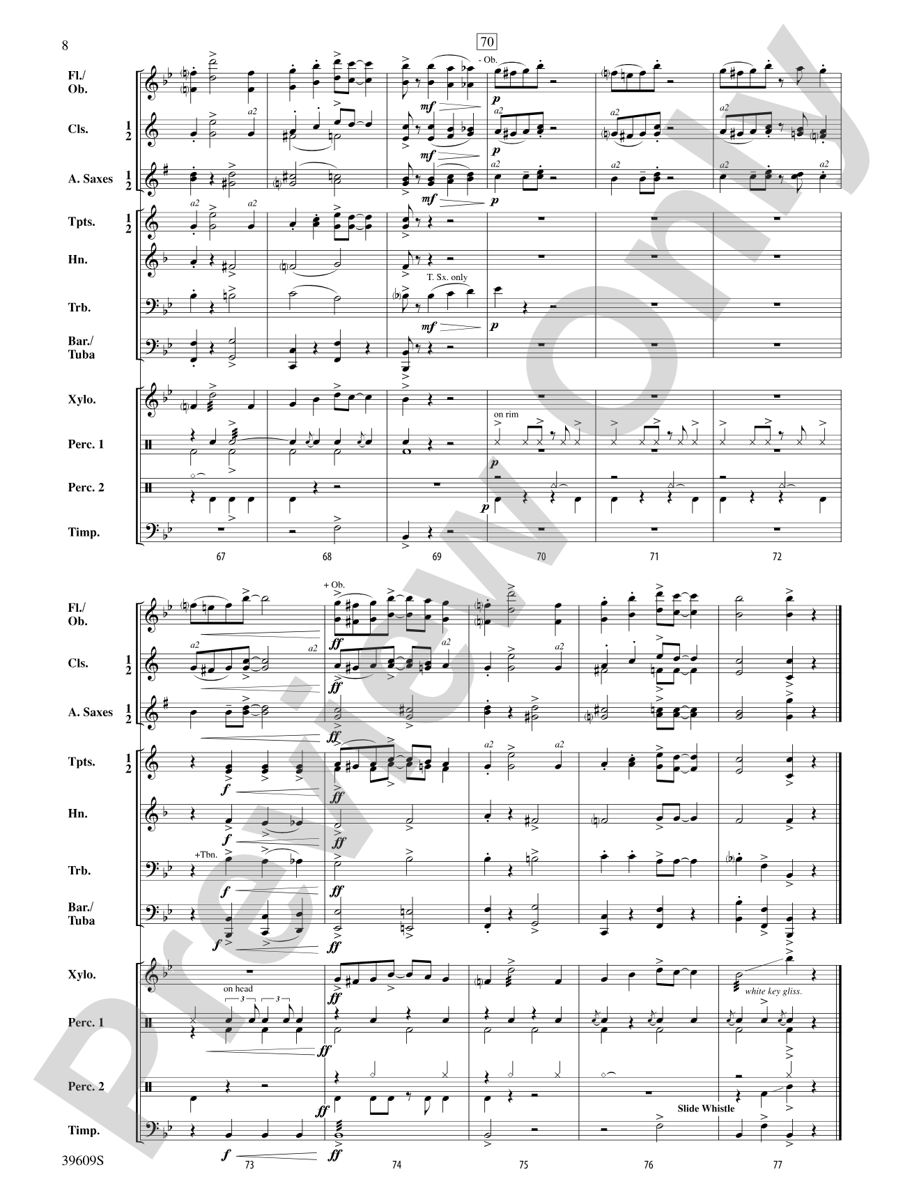 Coney Island Rag: Concert Band Conductor Score & Parts