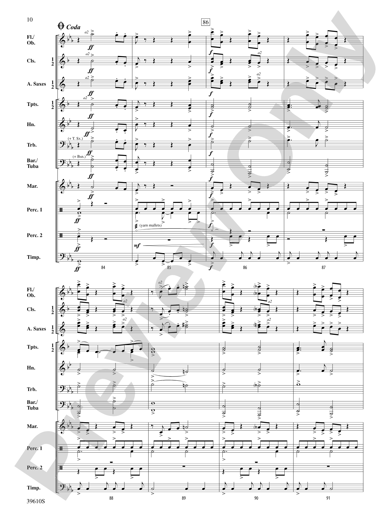 Hercules vs. the Hydra: Concert Band Conductor Score & Parts