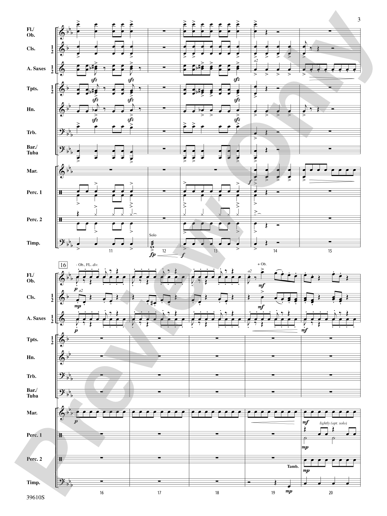 Hercules vs. the Hydra: Concert Band Conductor Score & Parts