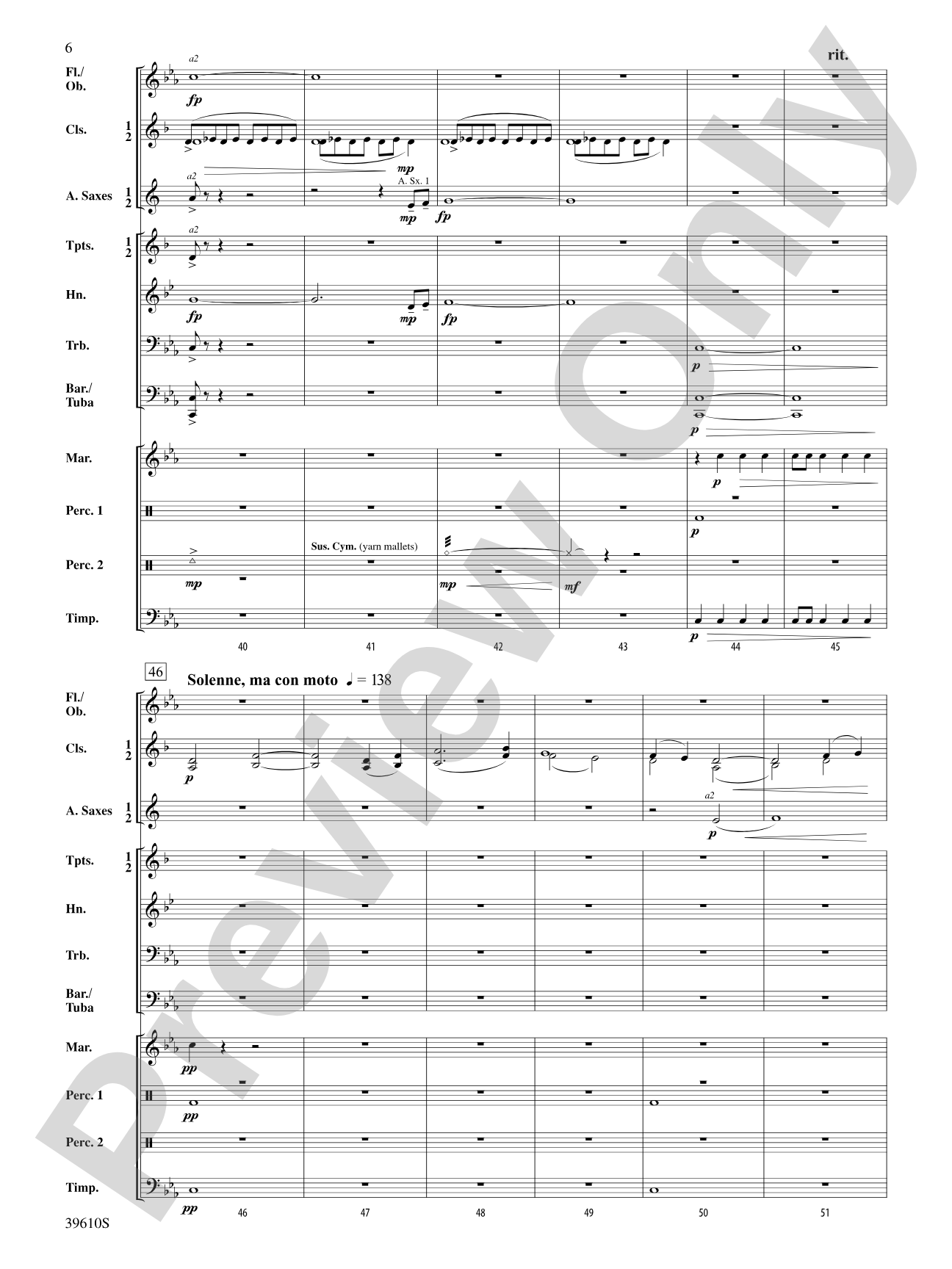 Hercules vs. the Hydra: Concert Band Conductor Score & Parts