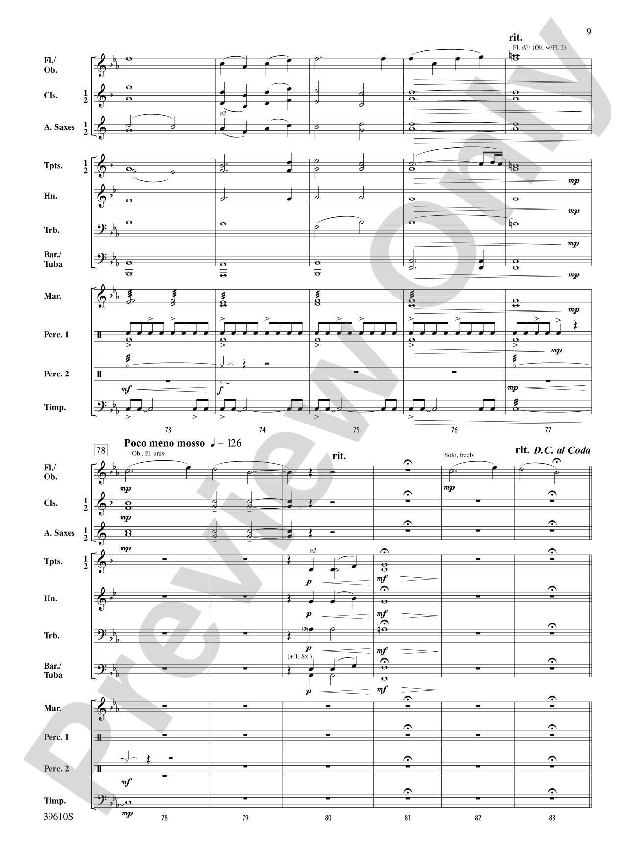 Hercules vs. the Hydra: Concert Band Conductor Score & Parts