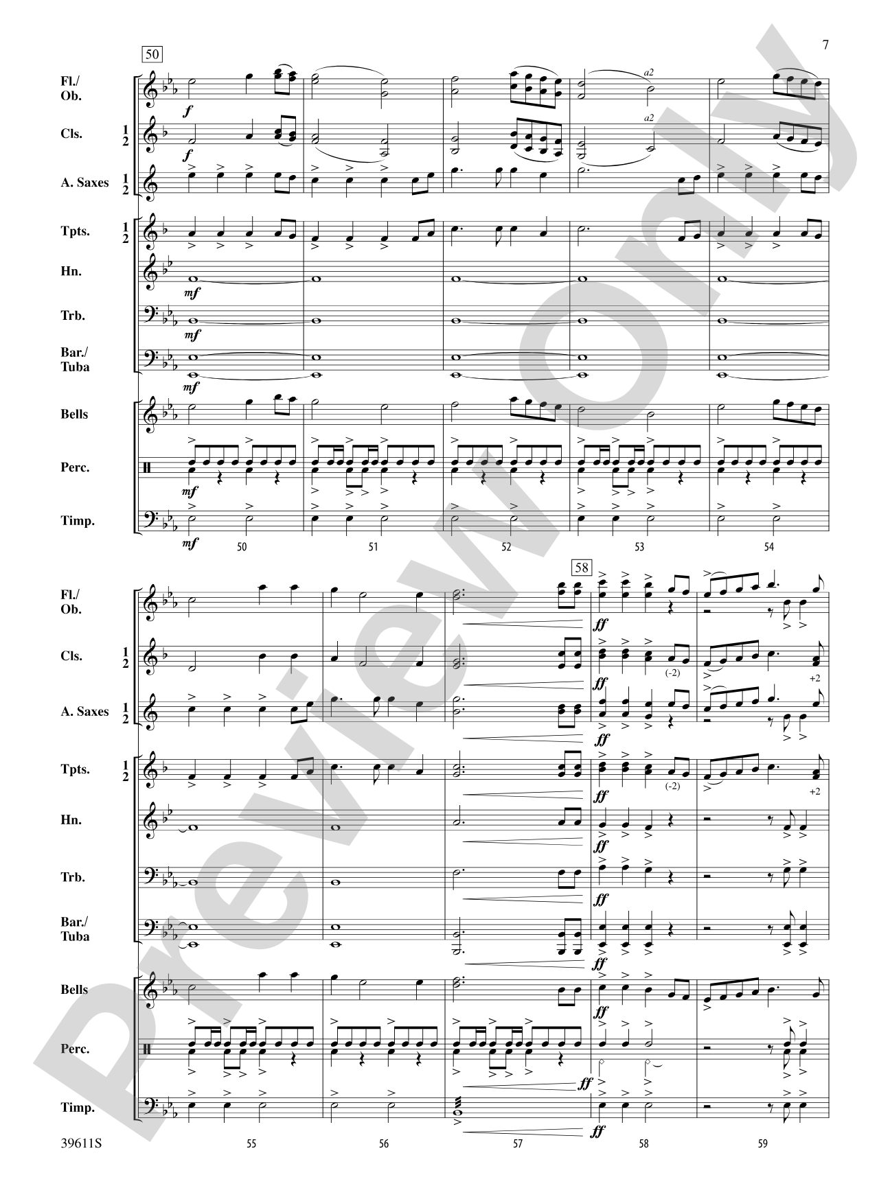 Three Welsh Songs: Concert Band Conductor Score & Parts