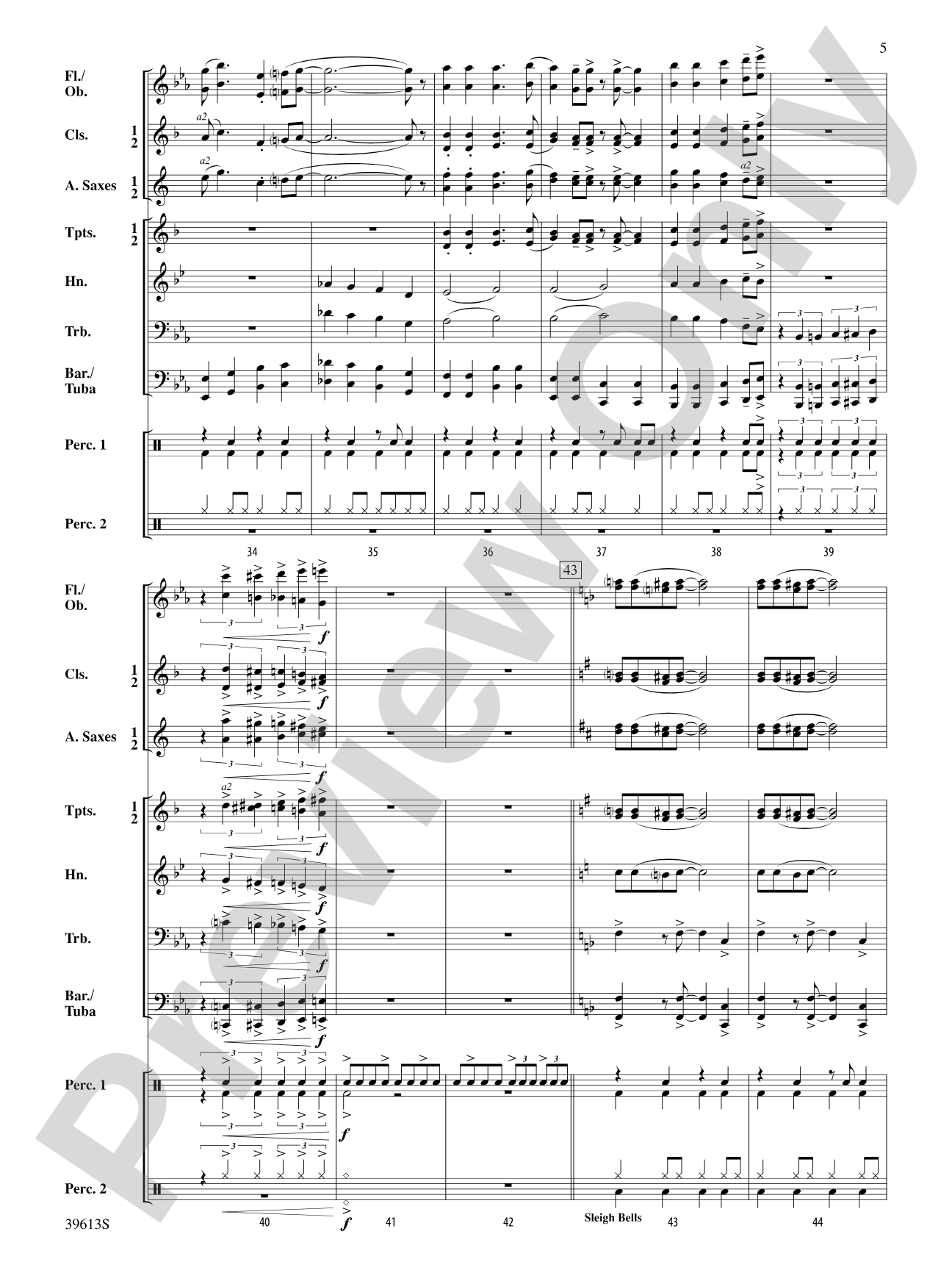 Jingle Jive: Concert Band Conductor Score & Parts
