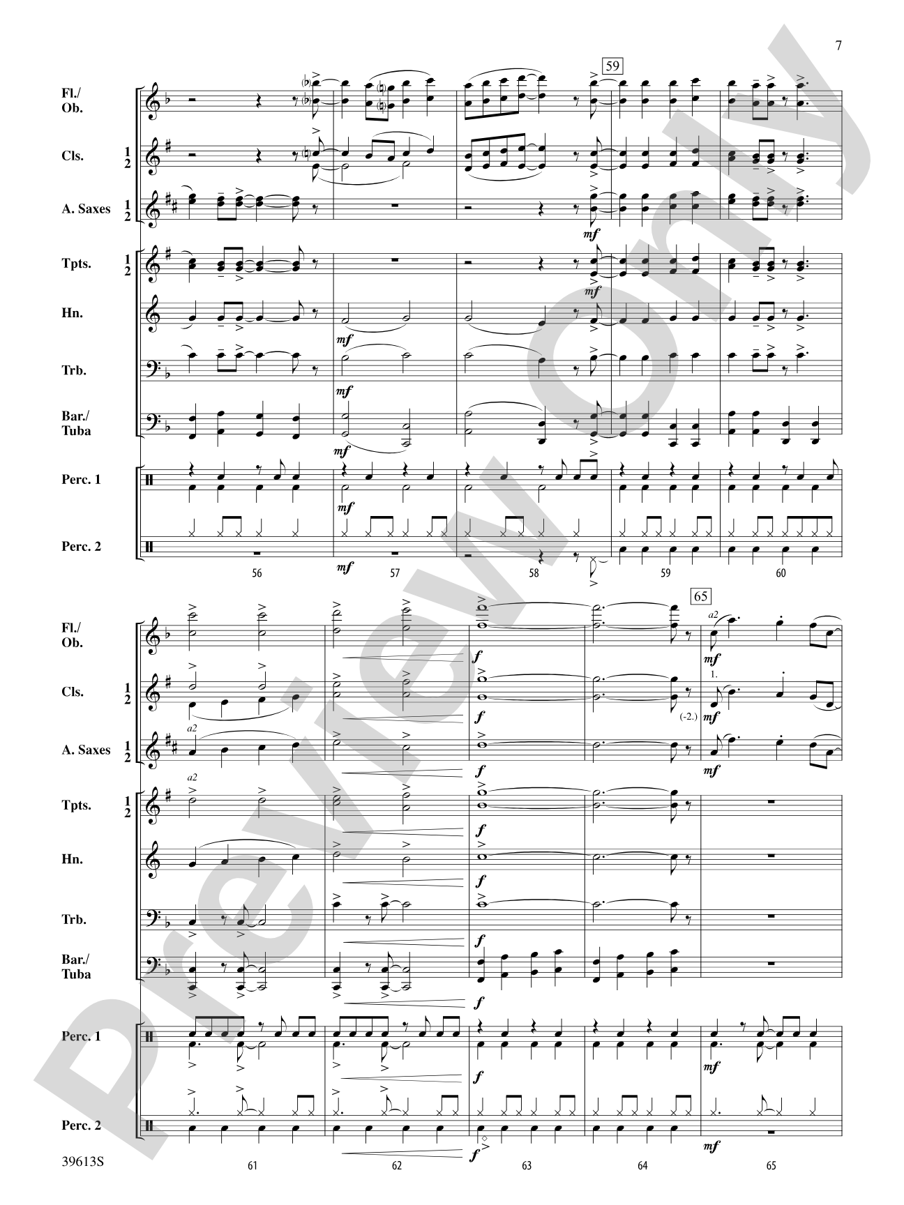 Jingle Jive: Concert Band Conductor Score & Parts
