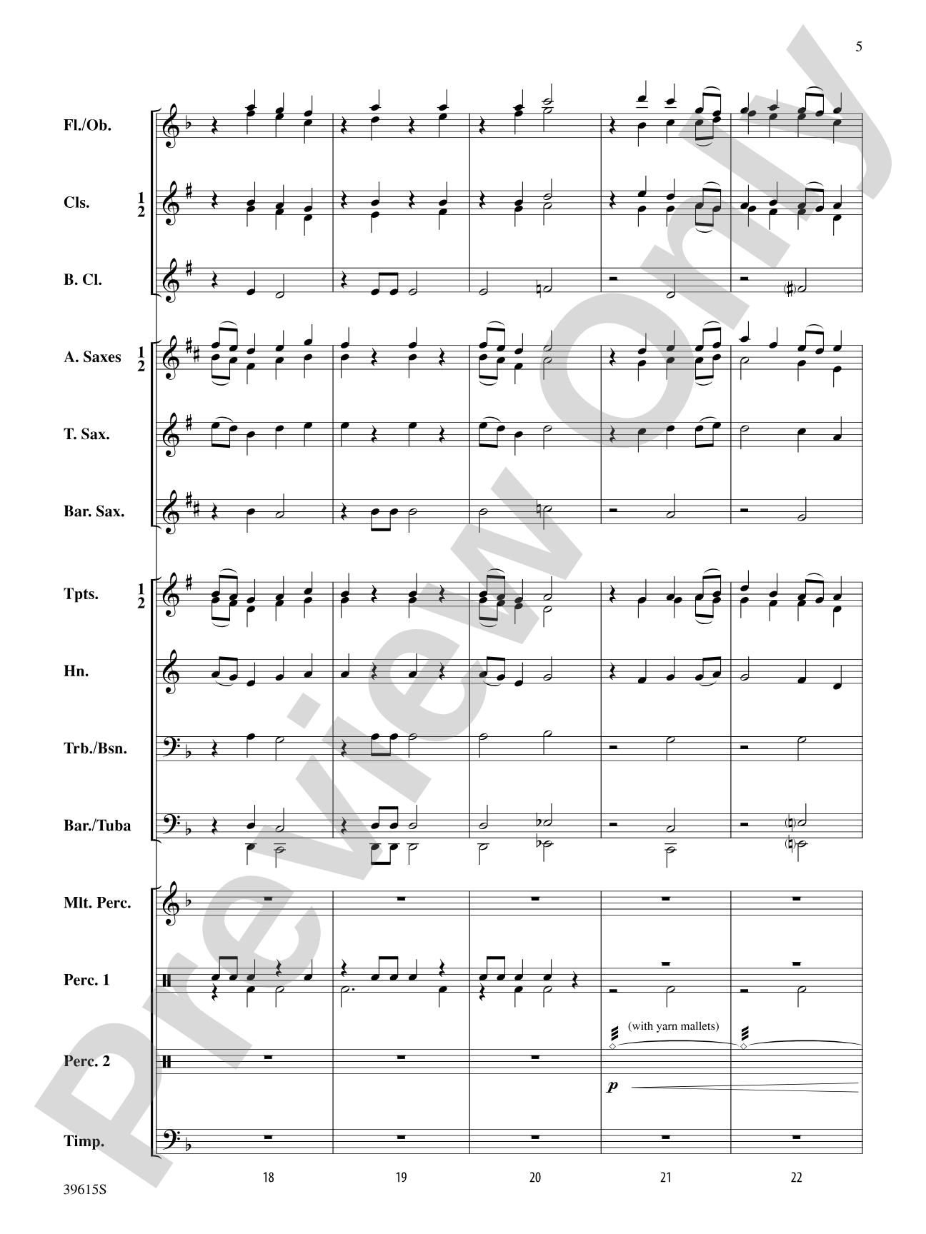 Rise: Concert Band Conductor Score & Parts