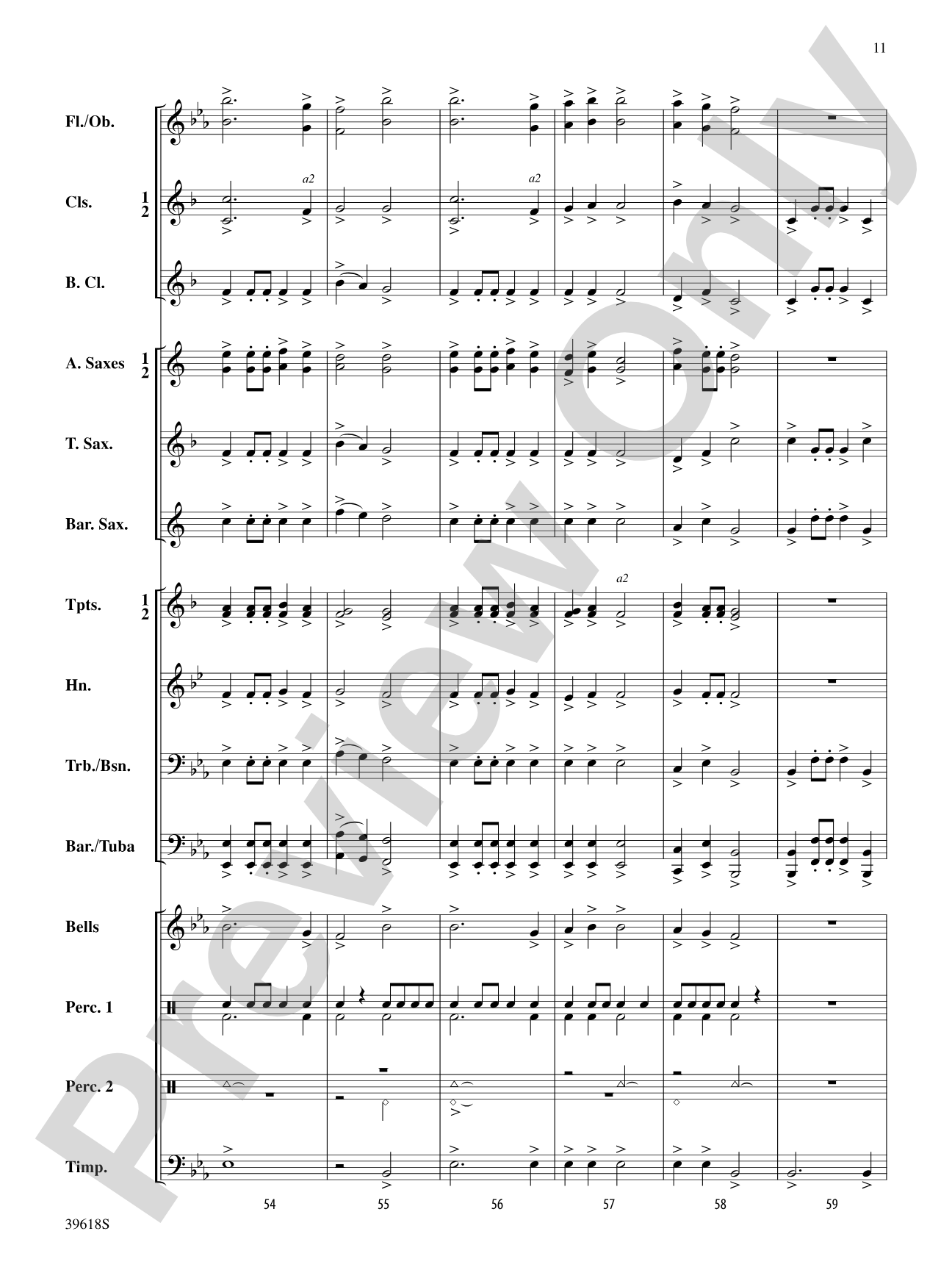 Regal Fanfare and March: Concert Band Conductor Score & Parts