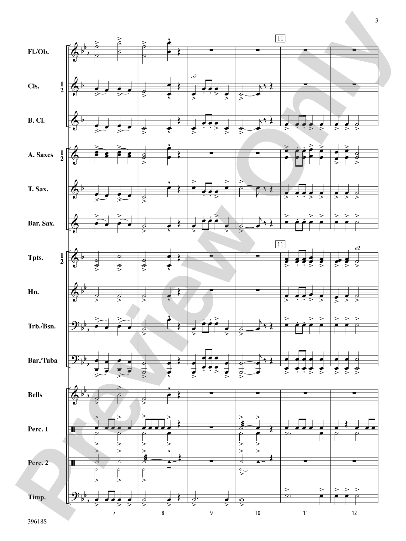Regal Fanfare and March: Concert Band Conductor Score & Parts