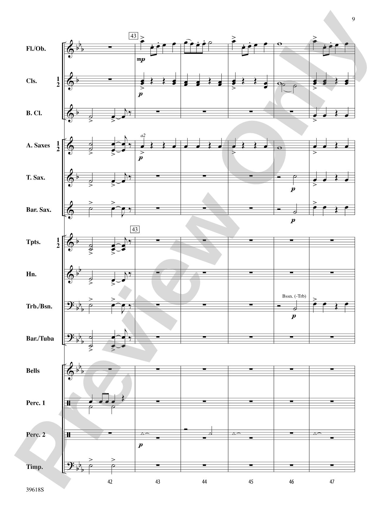 Regal Fanfare and March: Concert Band Conductor Score & Parts