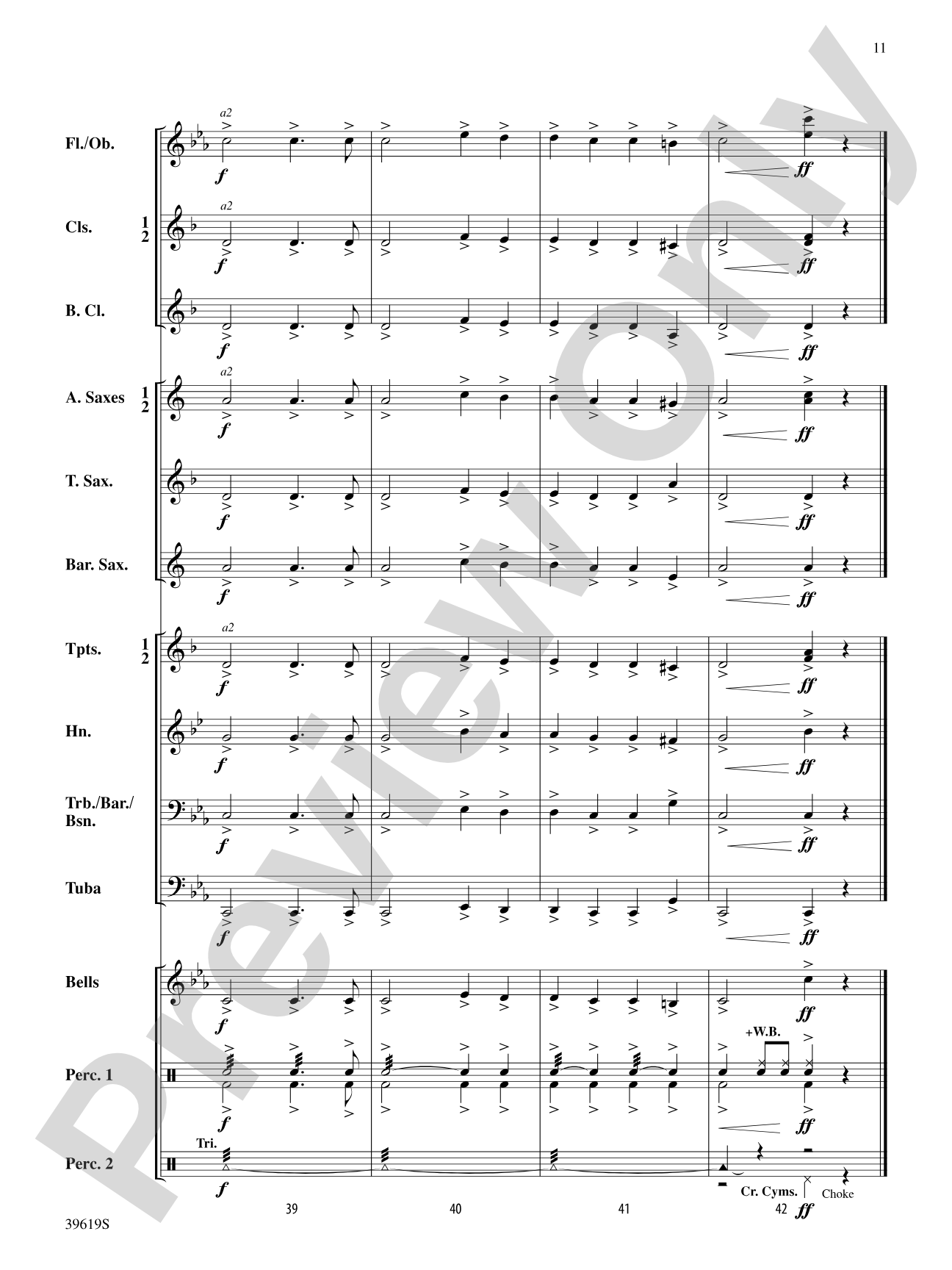 The Noise in the Basement: Concert Band Conductor Score & Parts