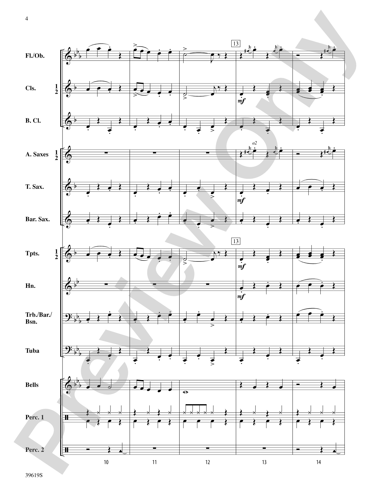 The Noise in the Basement: Concert Band Conductor Score & Parts
