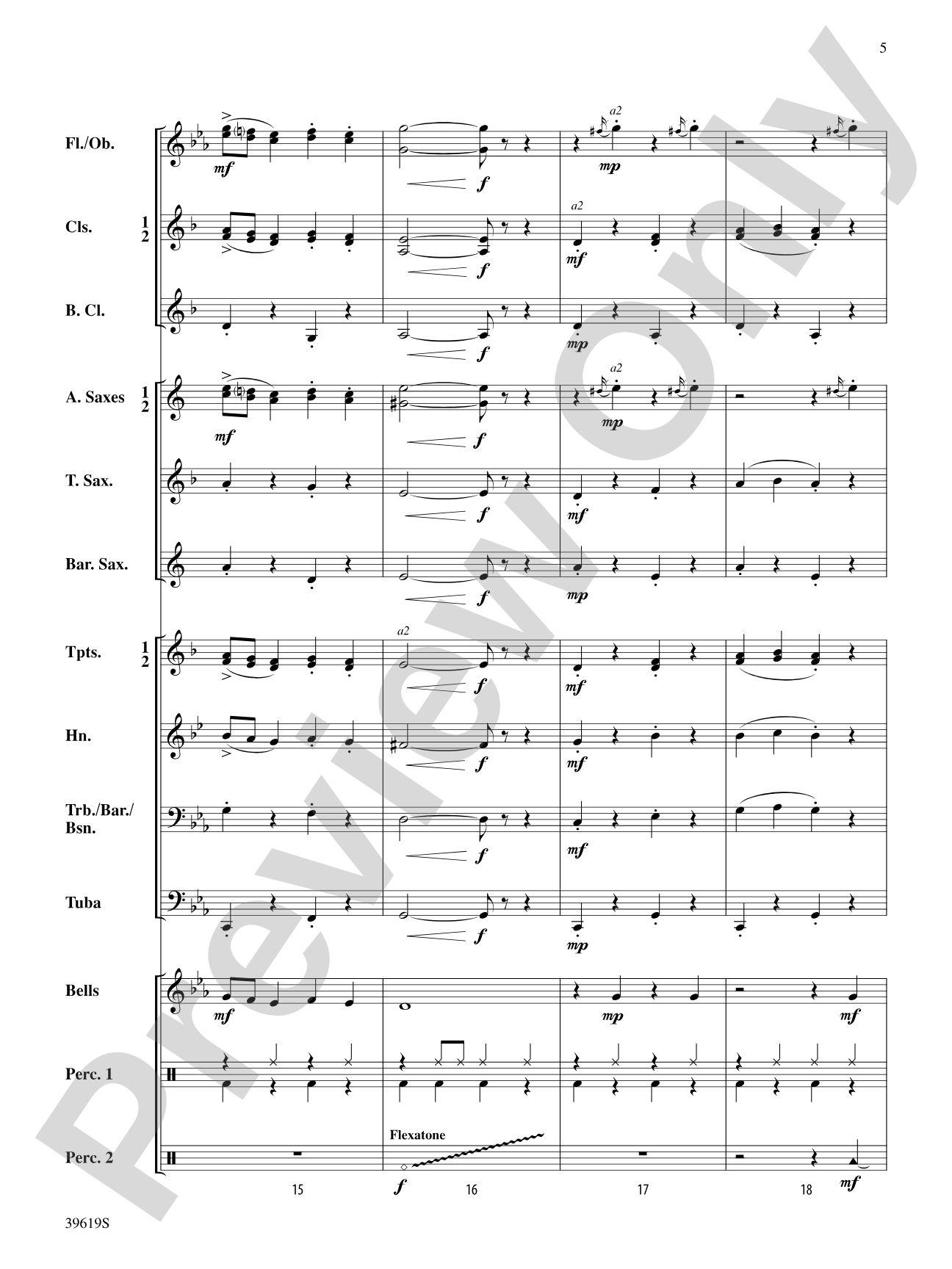 The Noise in the Basement: Concert Band Conductor Score & Parts