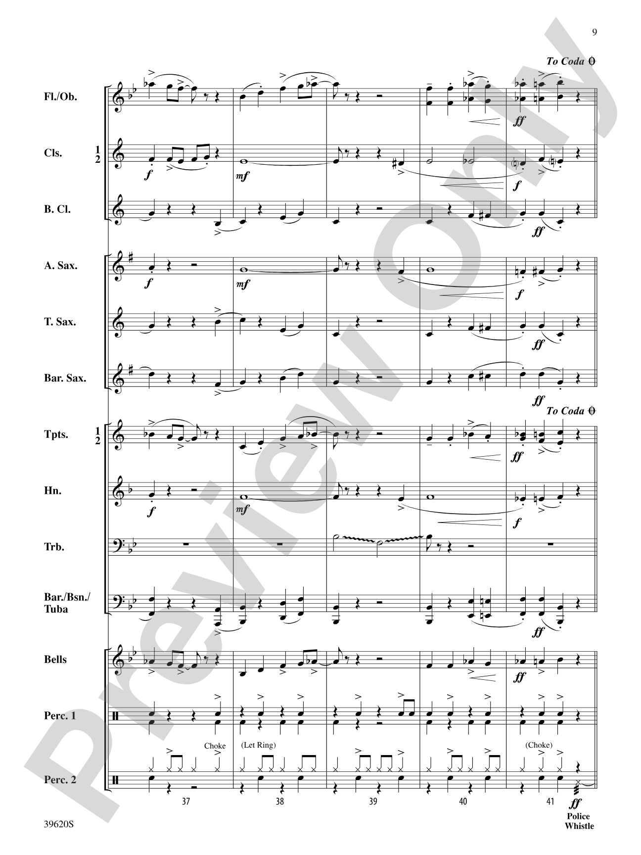 Trombones for President!: Concert Band Conductor Score & Parts