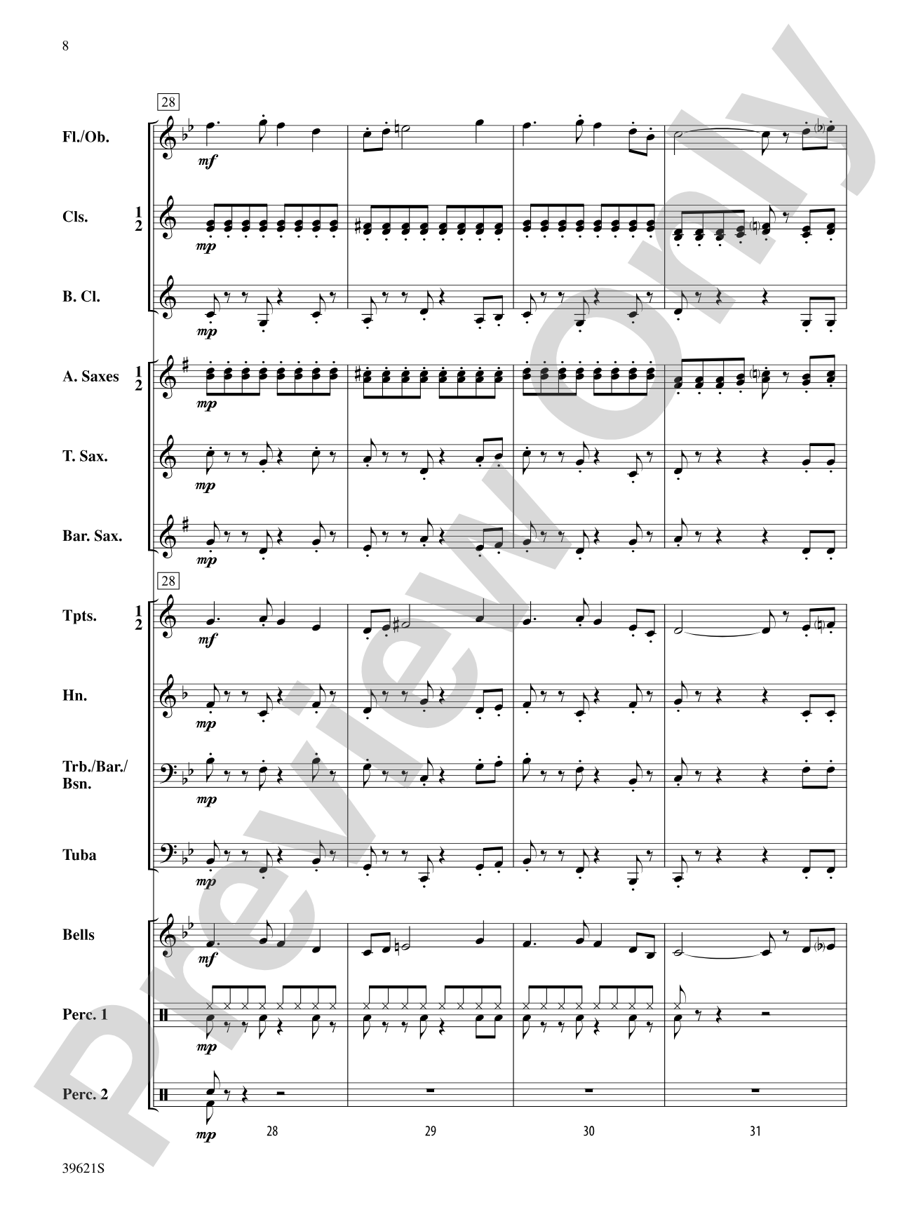 Clowning Around: Concert Band Conductor Score & Parts