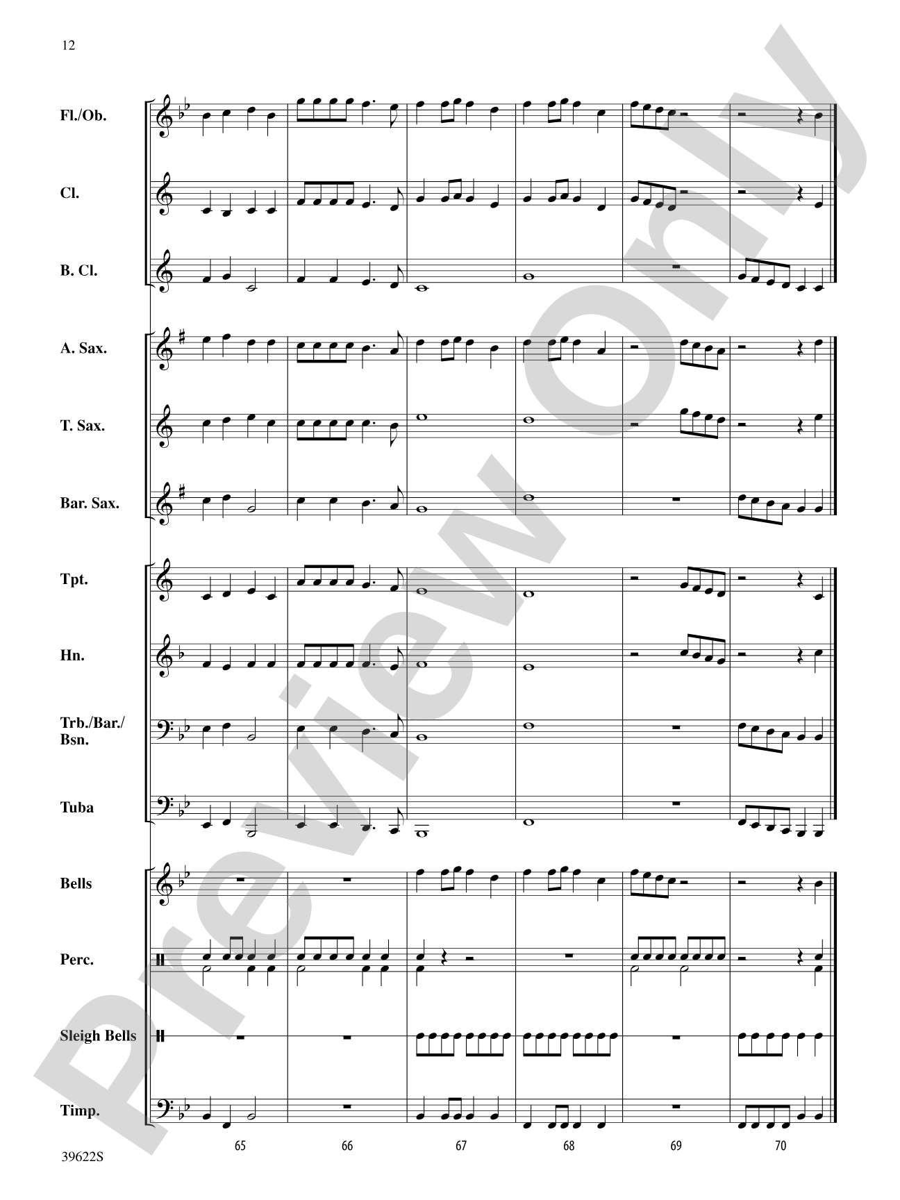 A Winter Trilogy: Concert Band Conductor Score & Parts