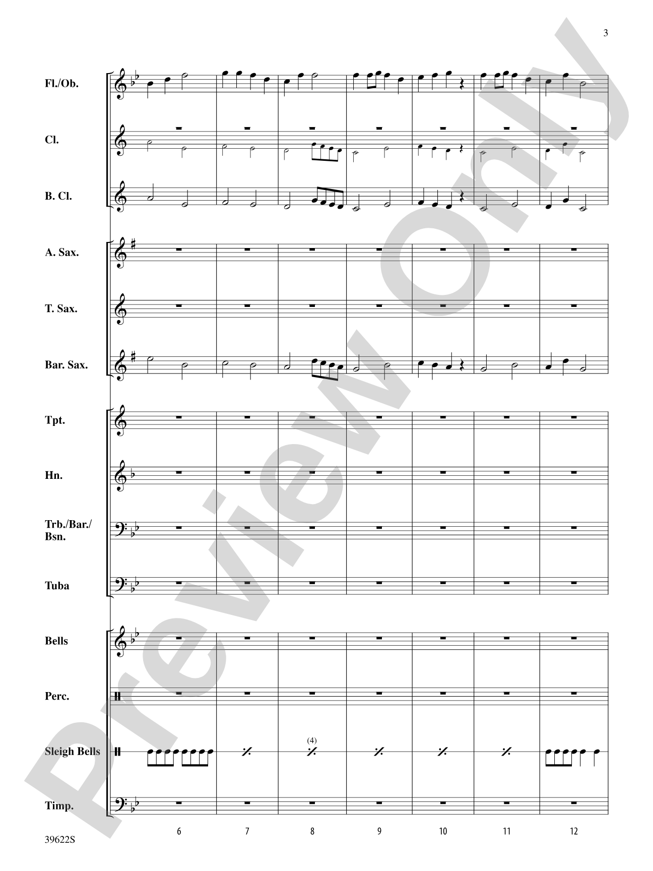 A Winter Trilogy: Concert Band Conductor Score & Parts