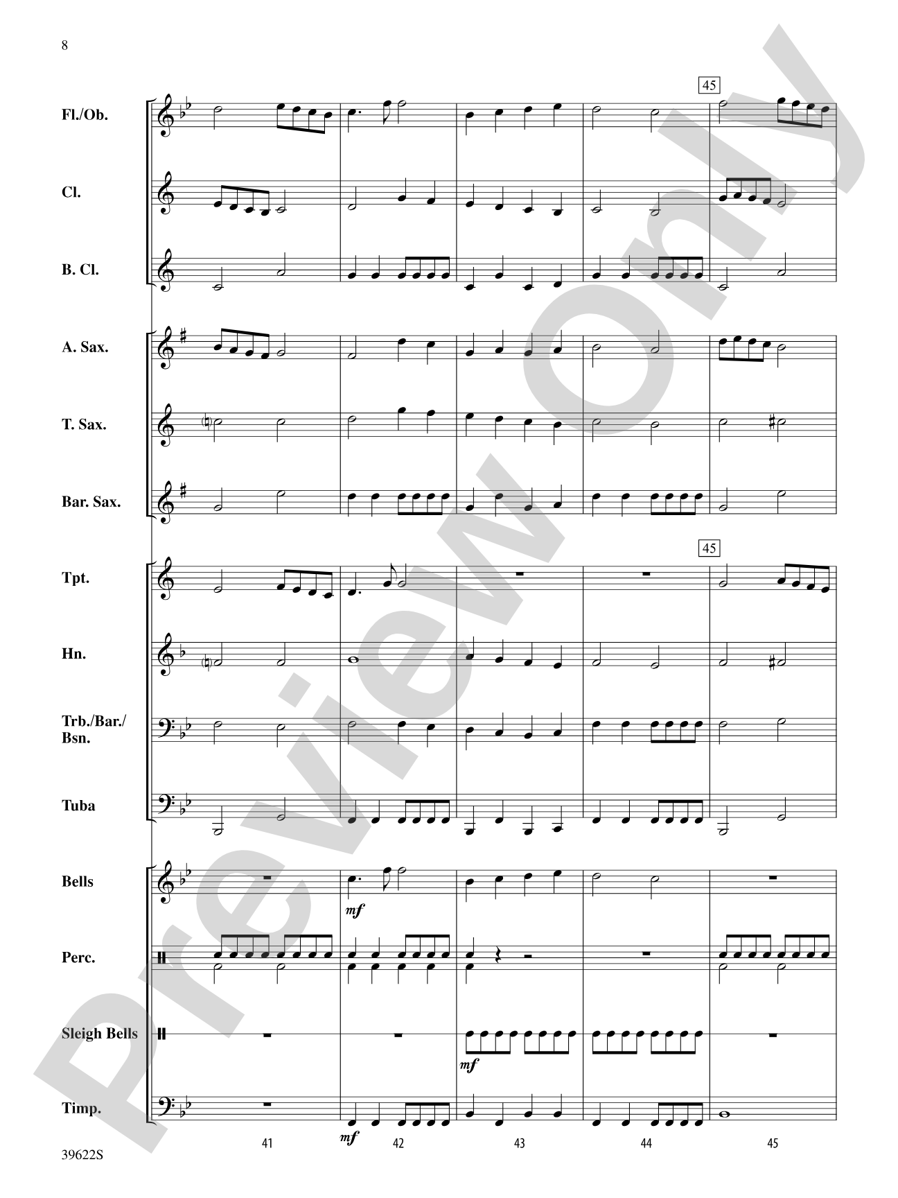 A Winter Trilogy: Concert Band Conductor Score & Parts