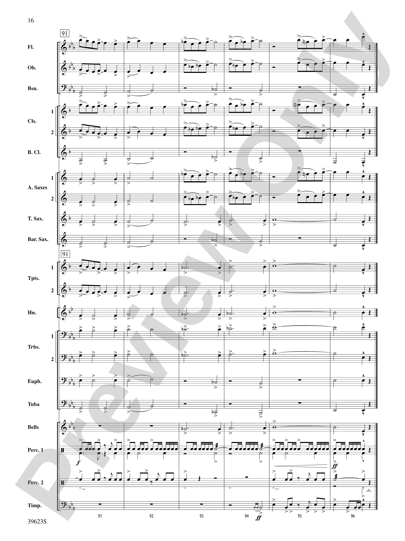 Beyond the Riverbend: Concert Band Conductor Score & Parts