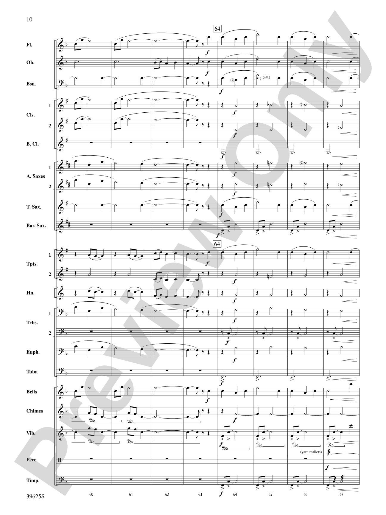 With Thine Eyes: Concert Band Conductor Score & Parts