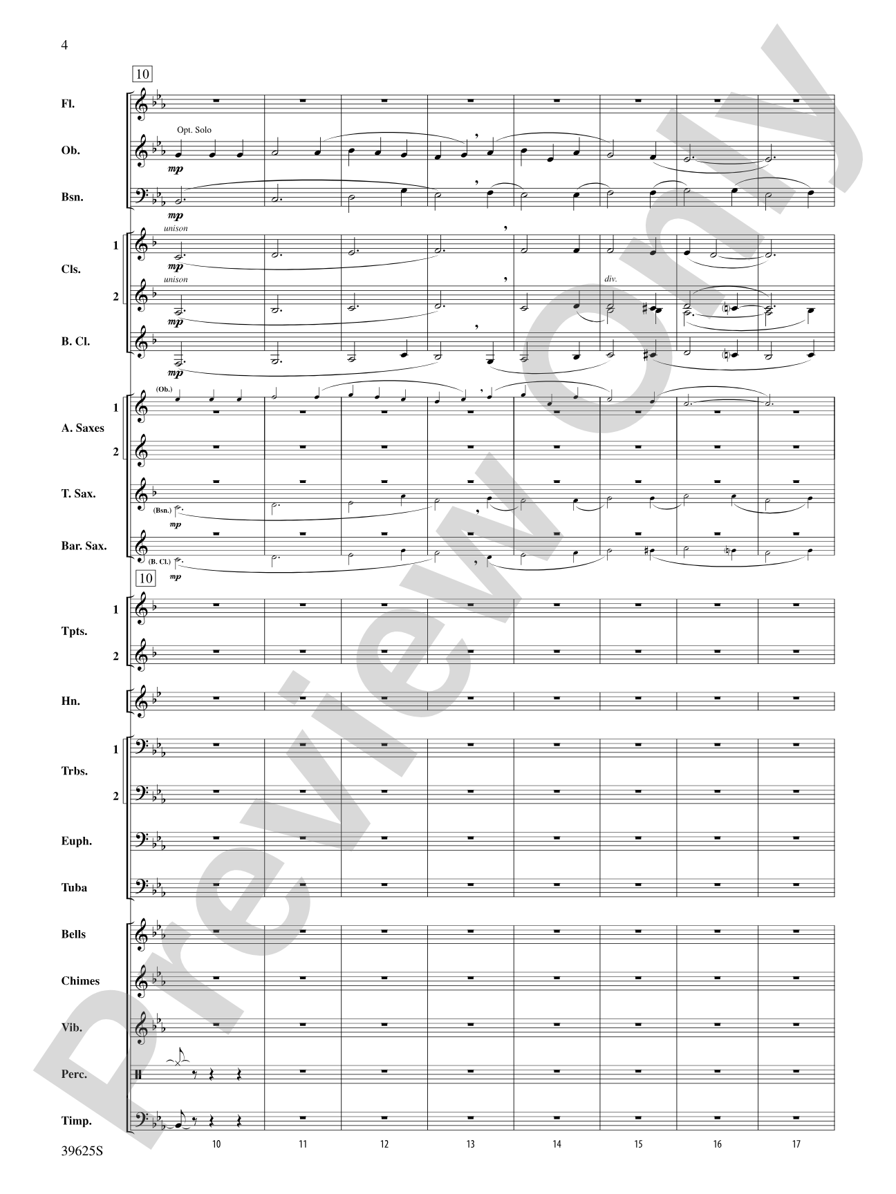 With Thine Eyes: Concert Band Conductor Score & Parts