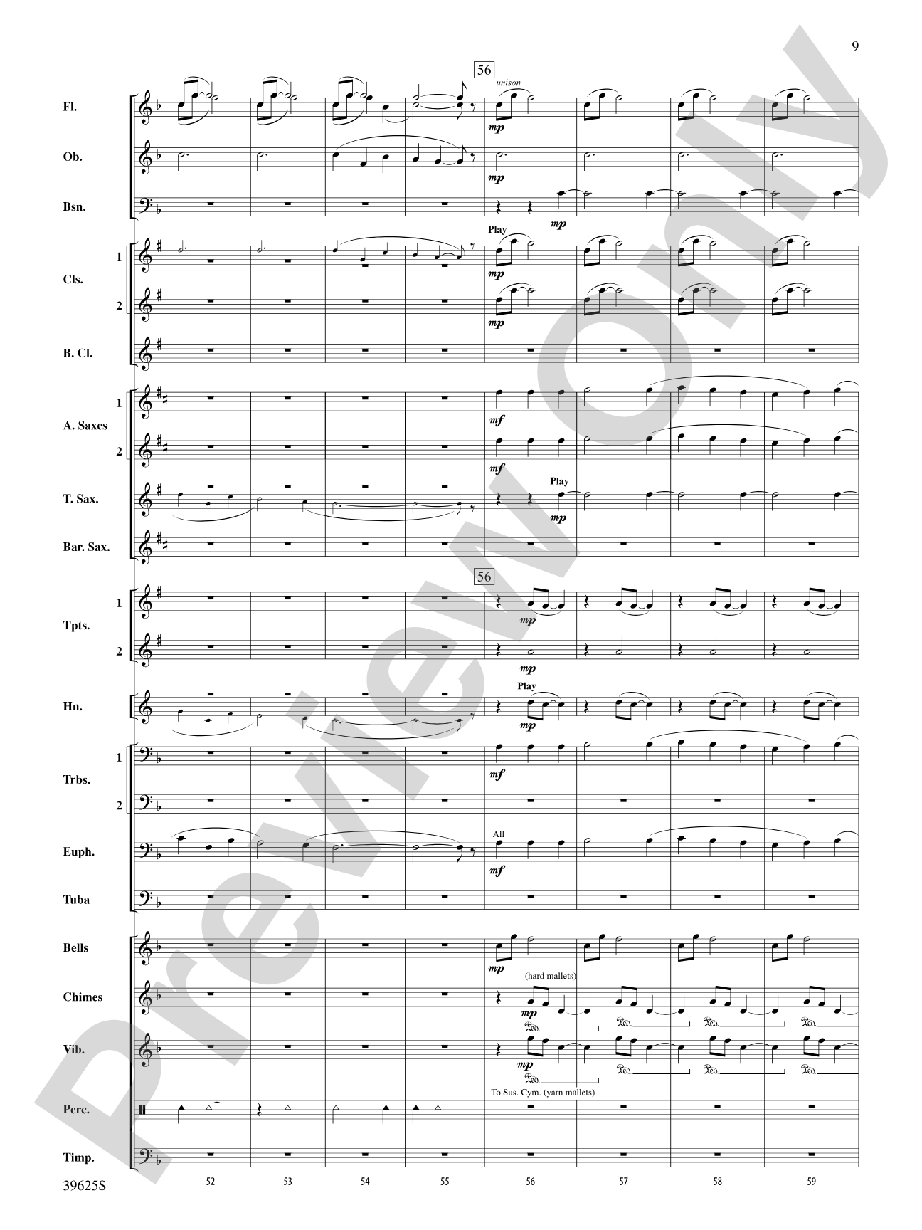 With Thine Eyes: Concert Band Conductor Score & Parts