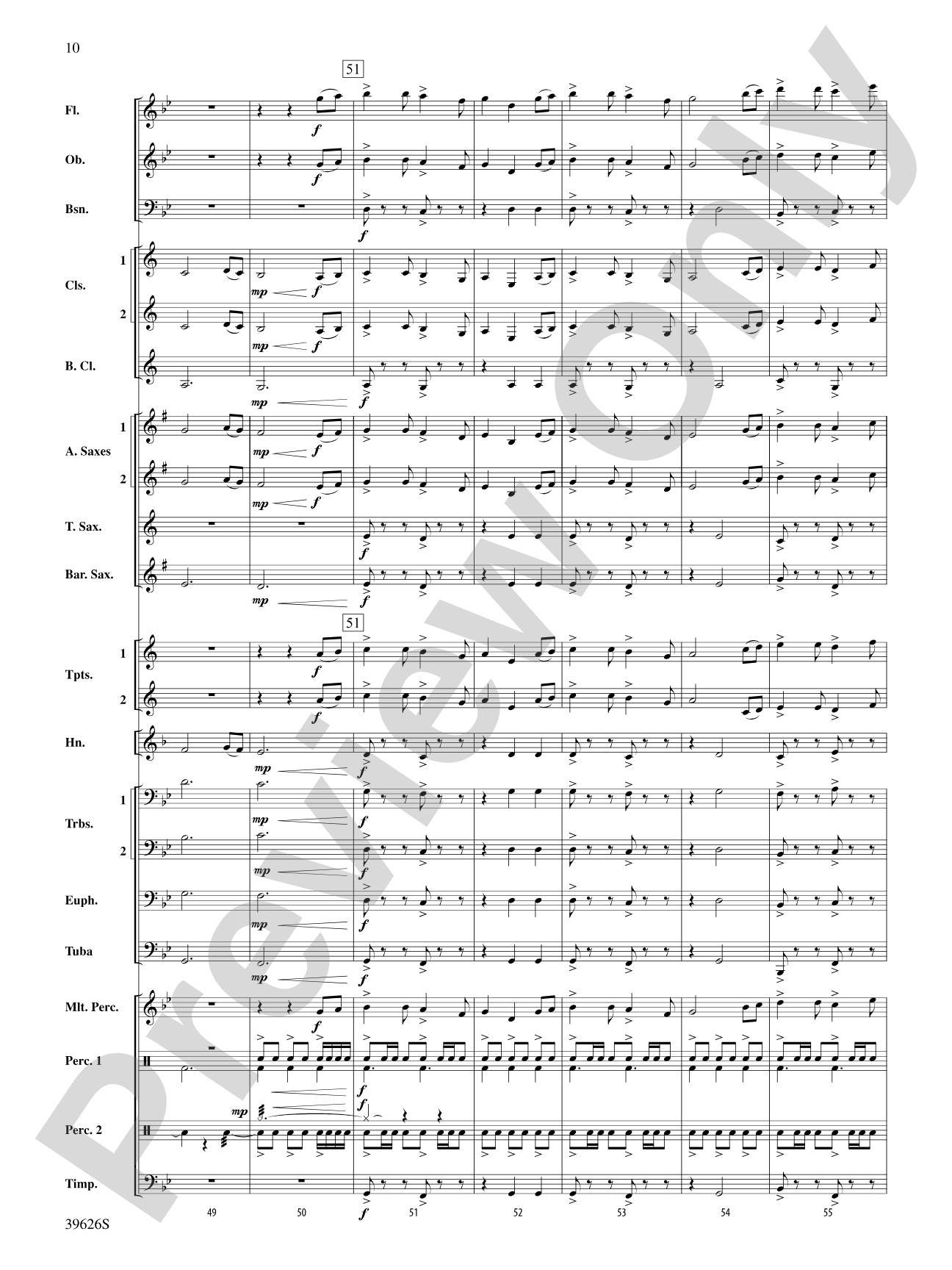 Whiteleaf Hill: Concert Band Conductor Score & Parts